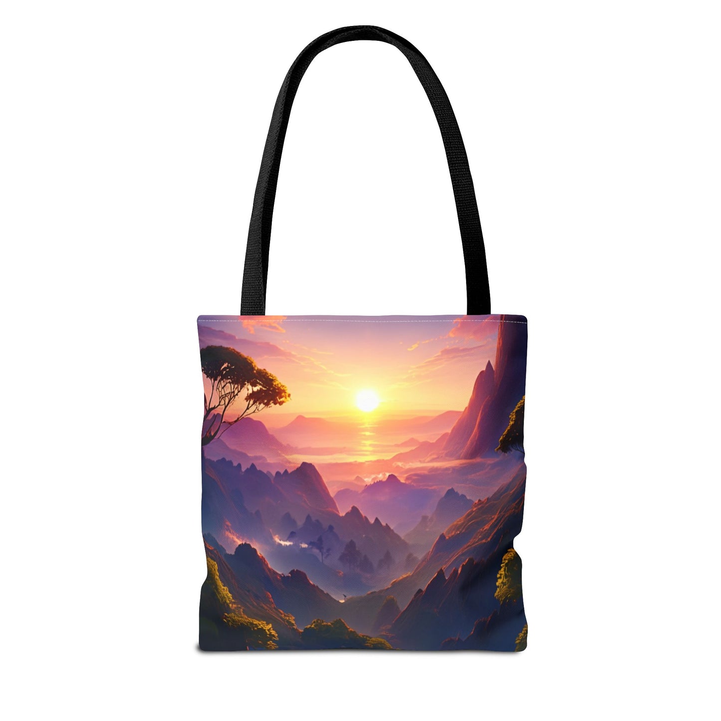 Sunset Landscape Tote Bag