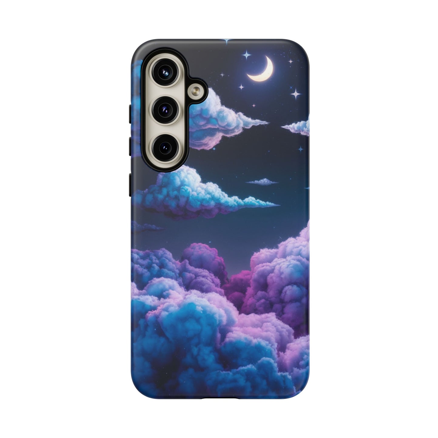 Dreamy Clouds & Moon Tough Samsung Galaxy Case