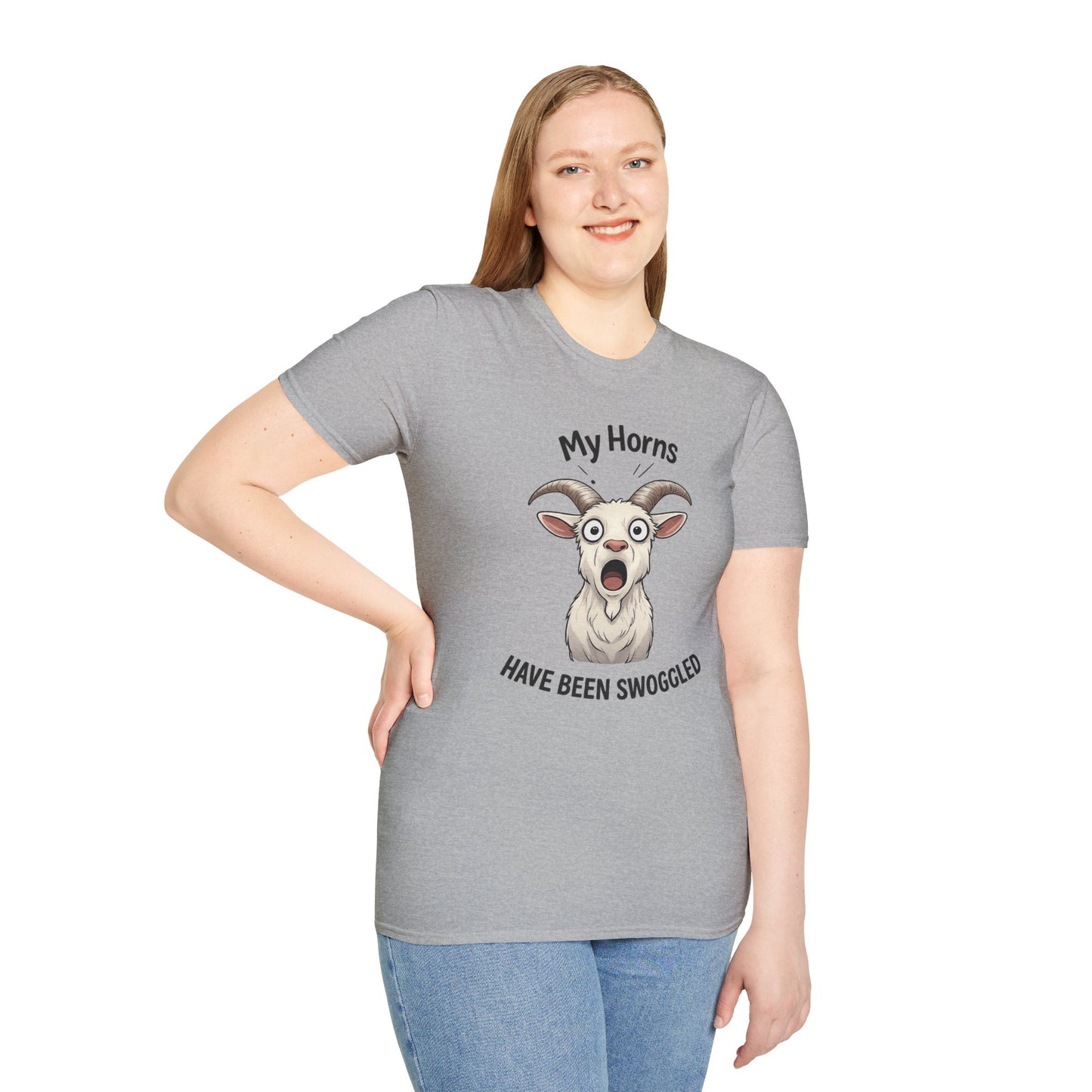 Funny Goat Shirt, Hornswoggled Shirt, My Horns Have Been Swoggled, Goat Pun T Shirt, Animal Humor Tee, Silly Wordplay Shirt