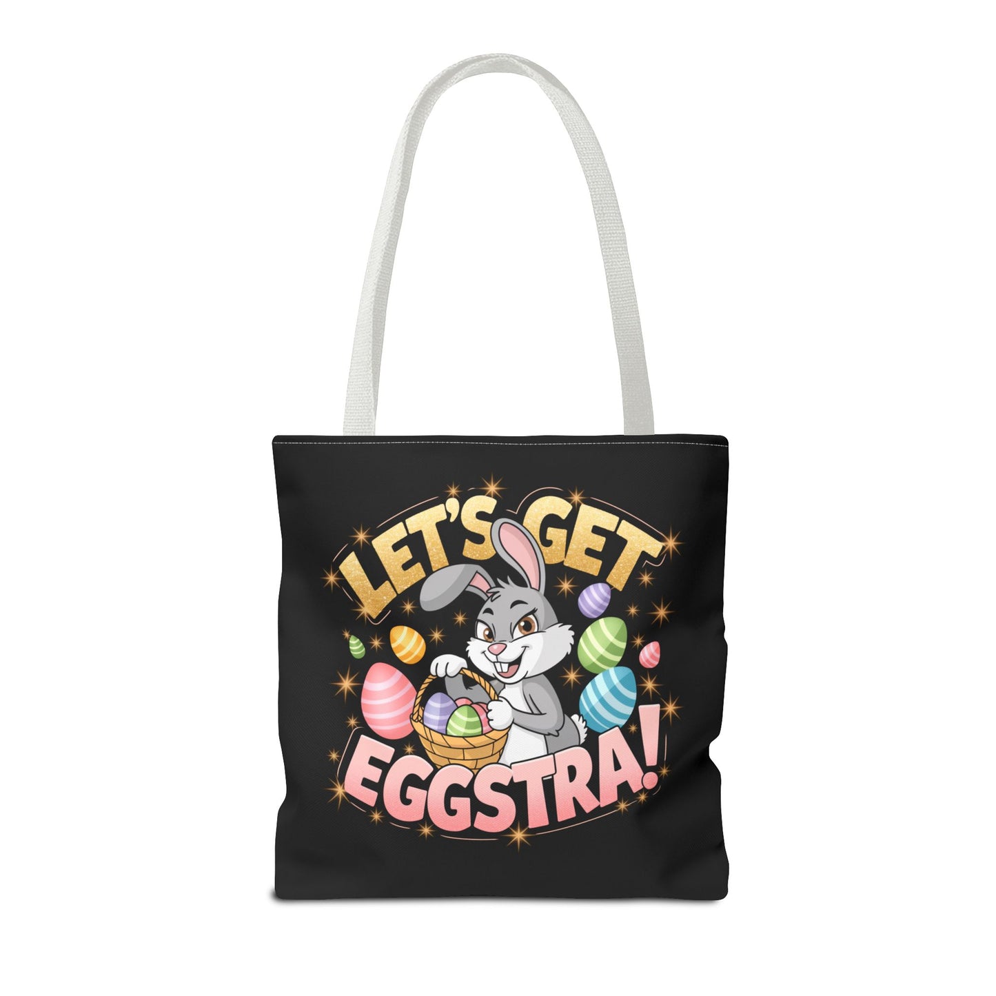 Easter Bunny Tote Bag - 'Leg's Get Eggstra'