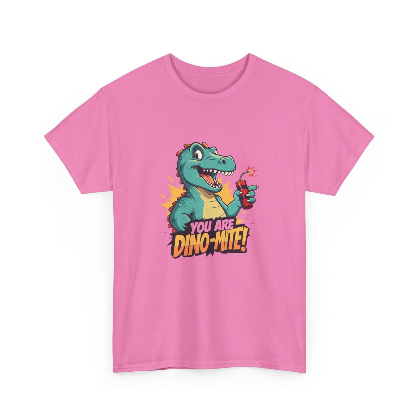 You Are Dino-Mite T-Shirt – Funny Dinosaur Graphic Tee | Cute T-Rex Shirt for Kids & Adults | Unisex Dino Lover Gift | Explosion Design