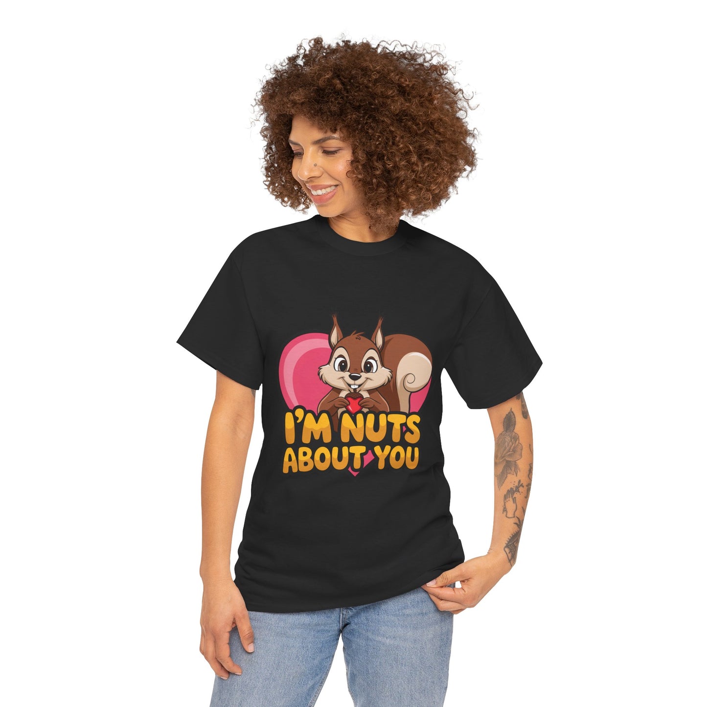 I’m Nuts About You Shirt, Funny Valentine Shirt, Squirrel Love T Shirt, Cute Animal Pun Tee, Valentine Gift For Him Her