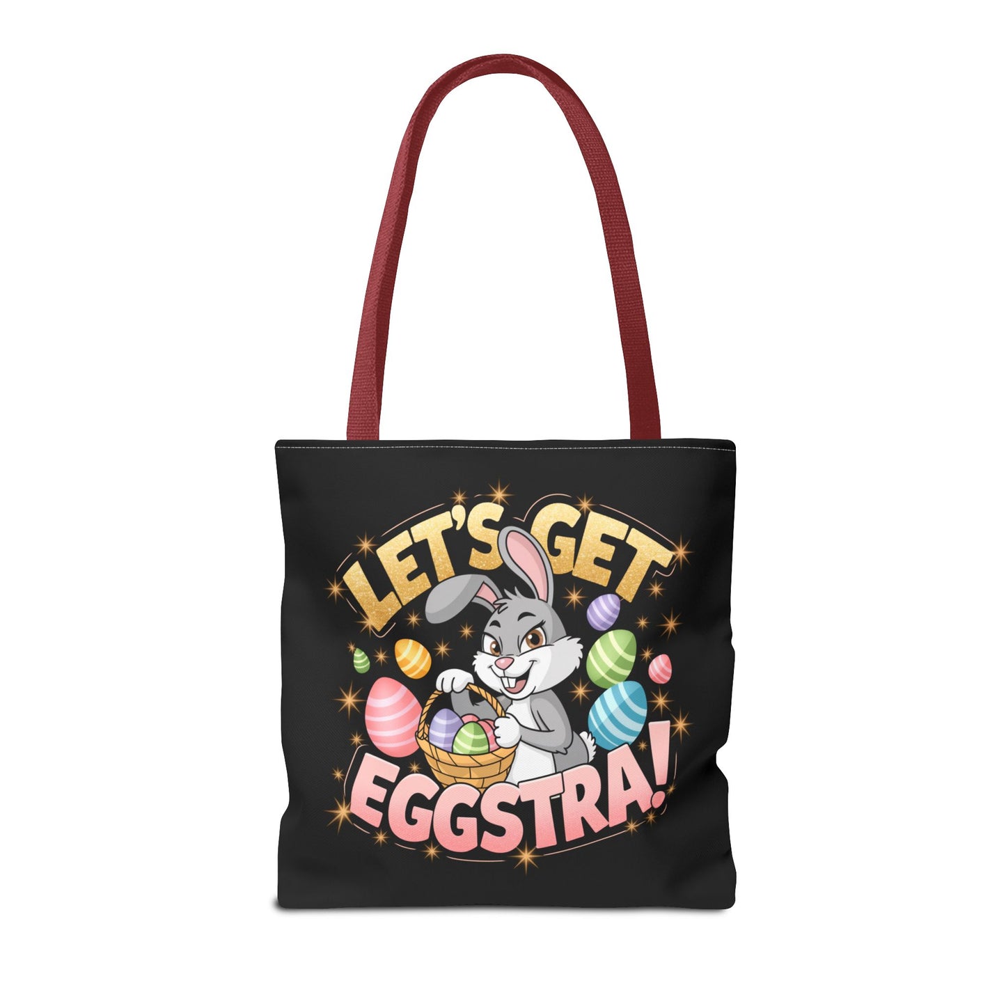 Easter Bunny Tote Bag - 'Leg's Get Eggstra'