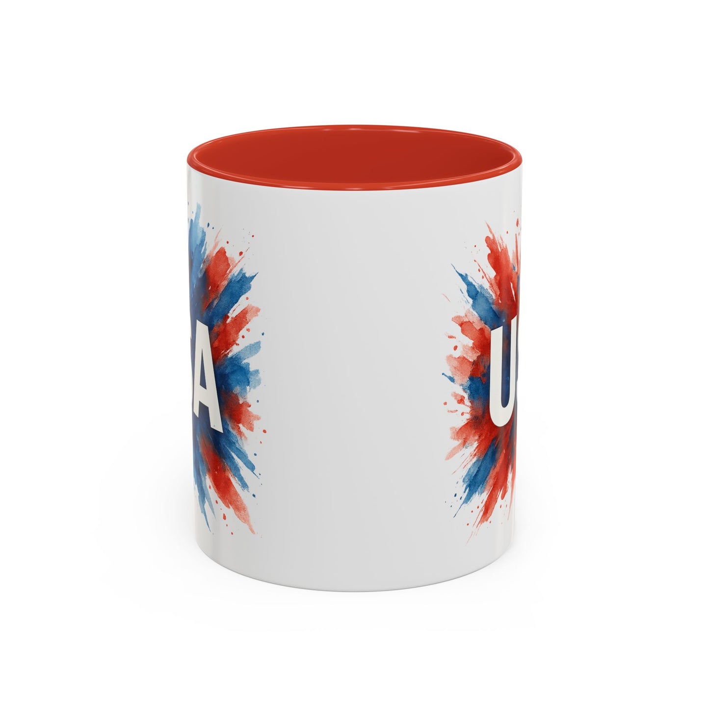 USA Patriotic Coffee Mug | 4th of July Gift | Red White Blue Mug | American Pride Cup | Independence Day Drinkware | USA Mug