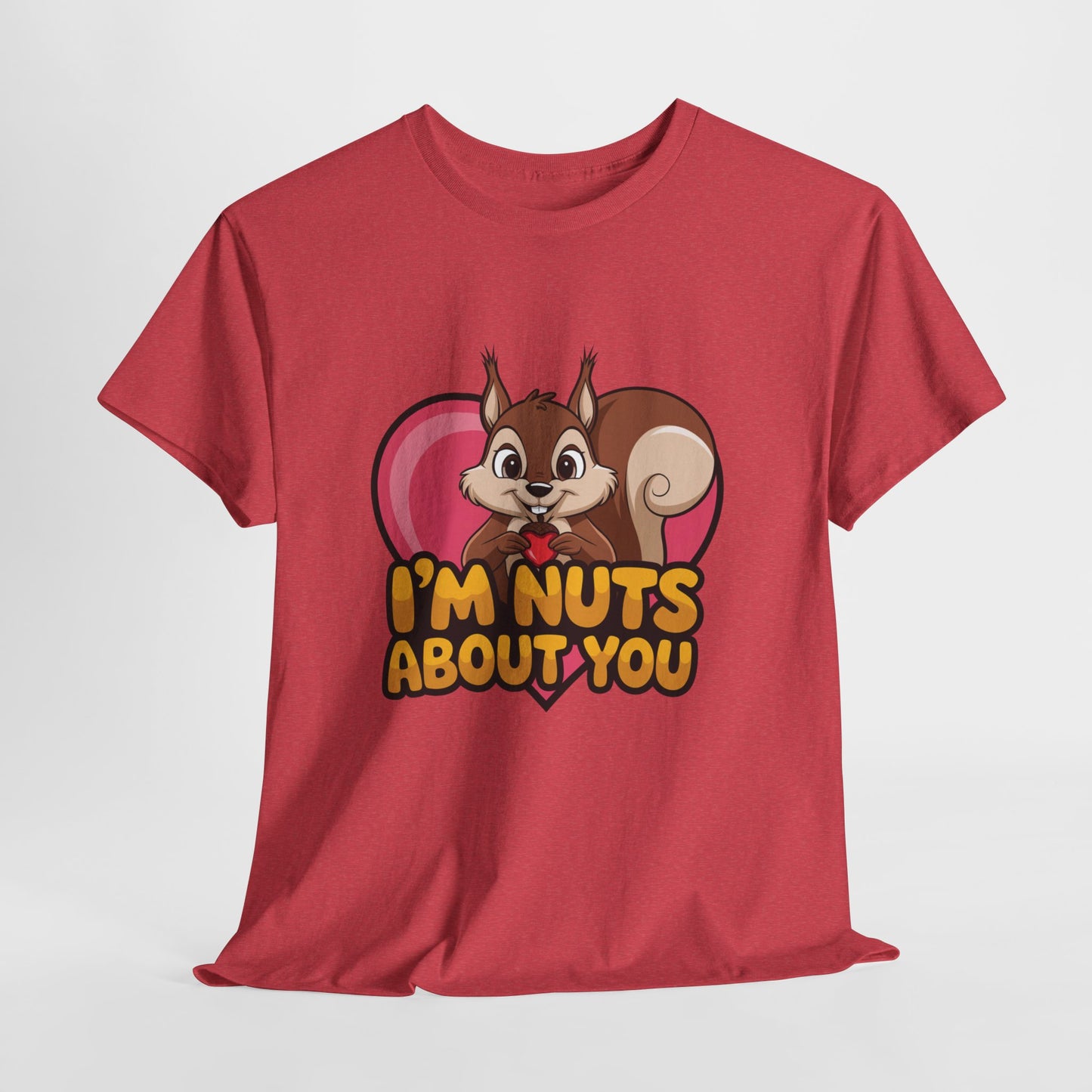 I’m Nuts About You Shirt, Funny Valentine Shirt, Squirrel Love T Shirt, Cute Animal Pun Tee, Valentine Gift For Him Her