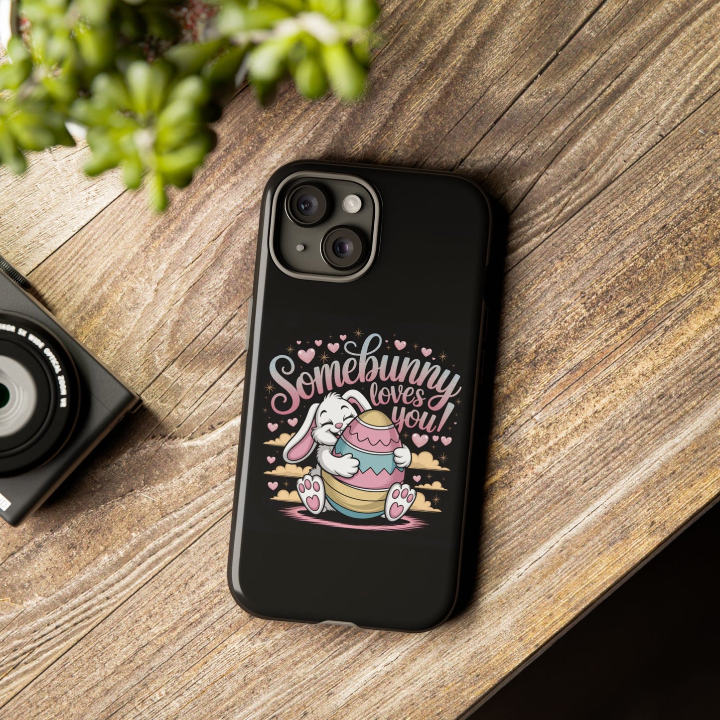 iPhone Case Somebunny Loves You Easter Bunny Easter Phone Case
