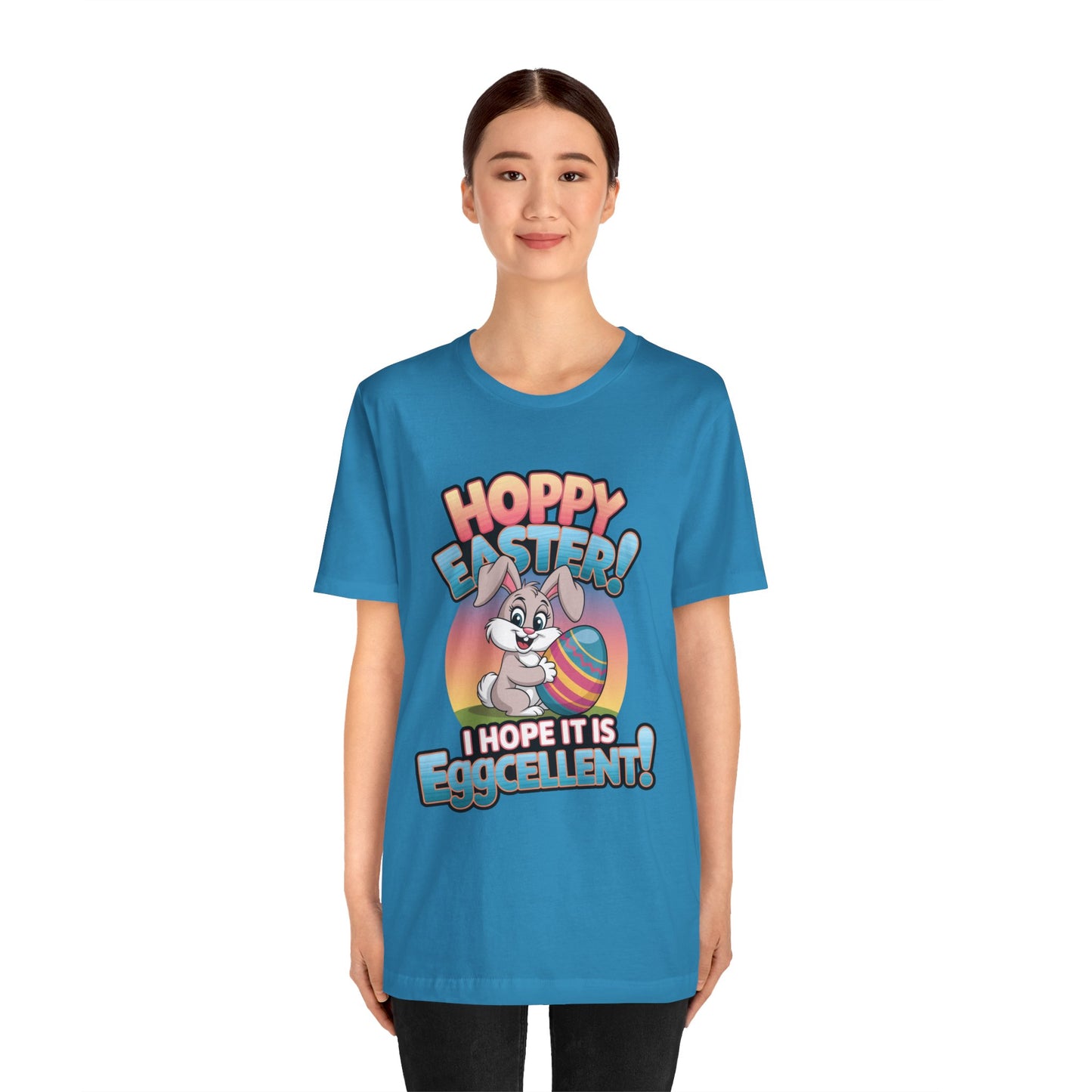 Happy Easter Unisex Tee Easter Shirt Easter Bunny T Shirt Easter Apparel Easter Bunny Outfit
