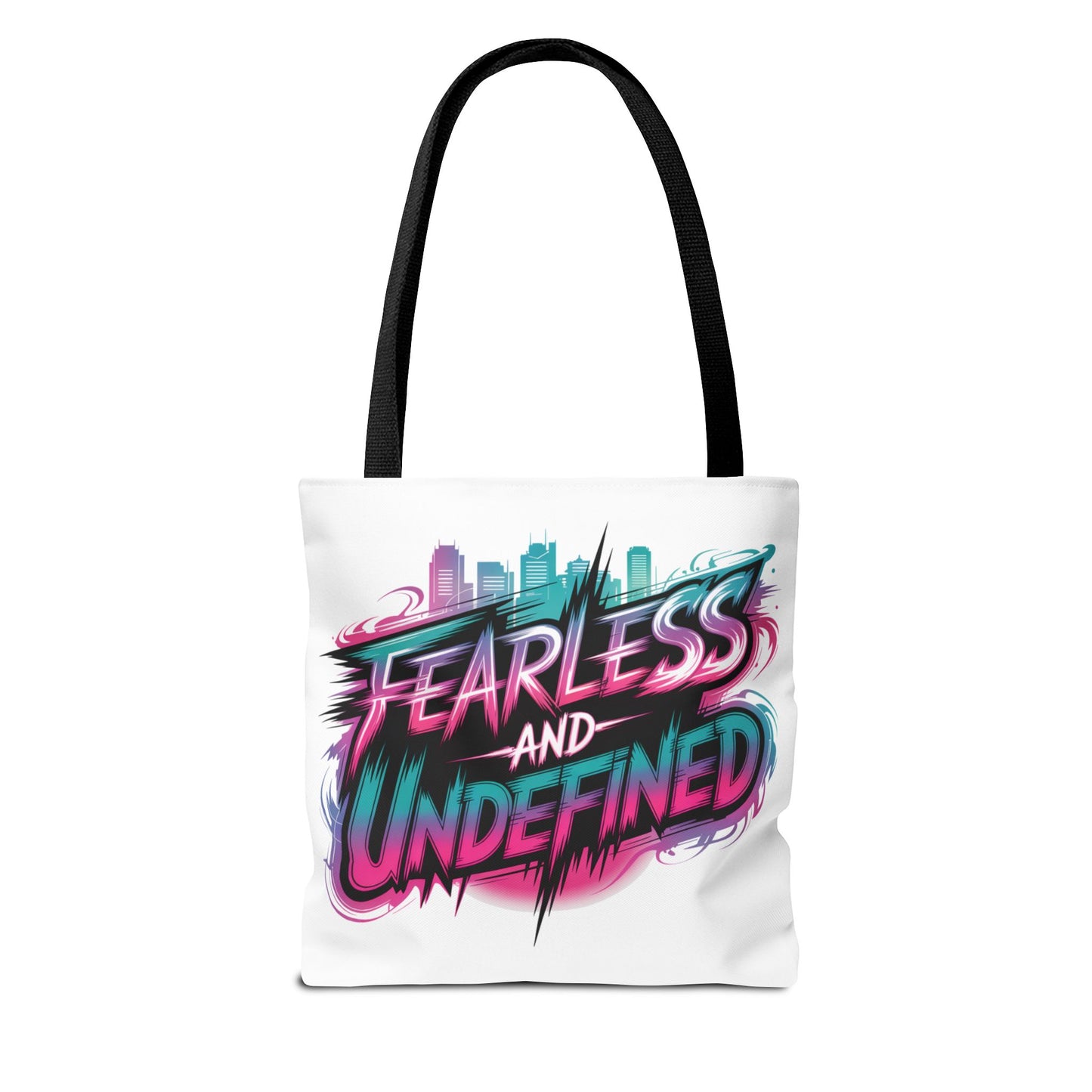 Custom Name Tote Bag | Fearless and Undefined Design | K-Pop Inspired Gift for Fans | Personalized Bold Aesthetic Bag | Trendy Streetwear Tote