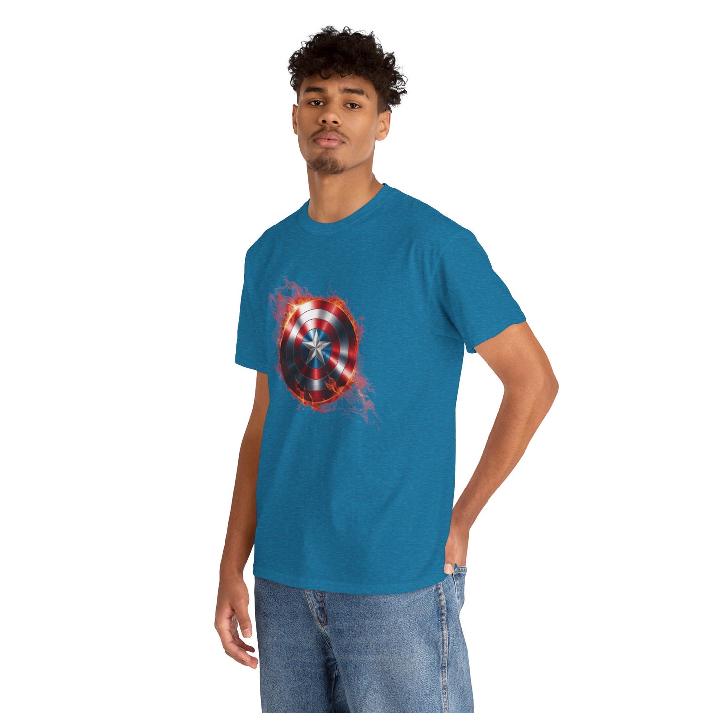 Captain America Flame Tee