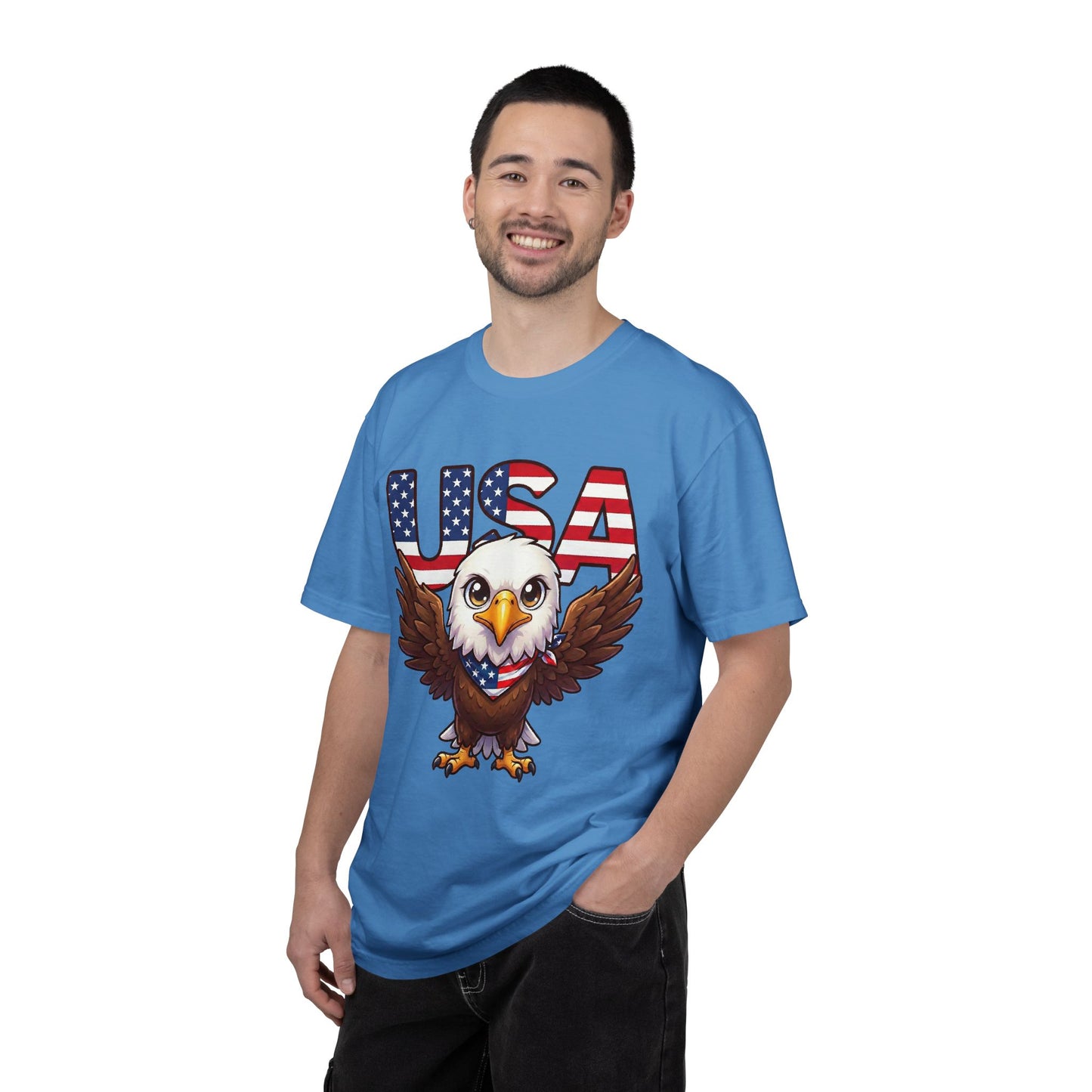 USA Eagle Shirt, Patriotic Comfort Colors Shirt, American Flag Eagle T Shirt, Fourth Of July Shirt, Freedom Graphic Tee, USA Pride Shirt