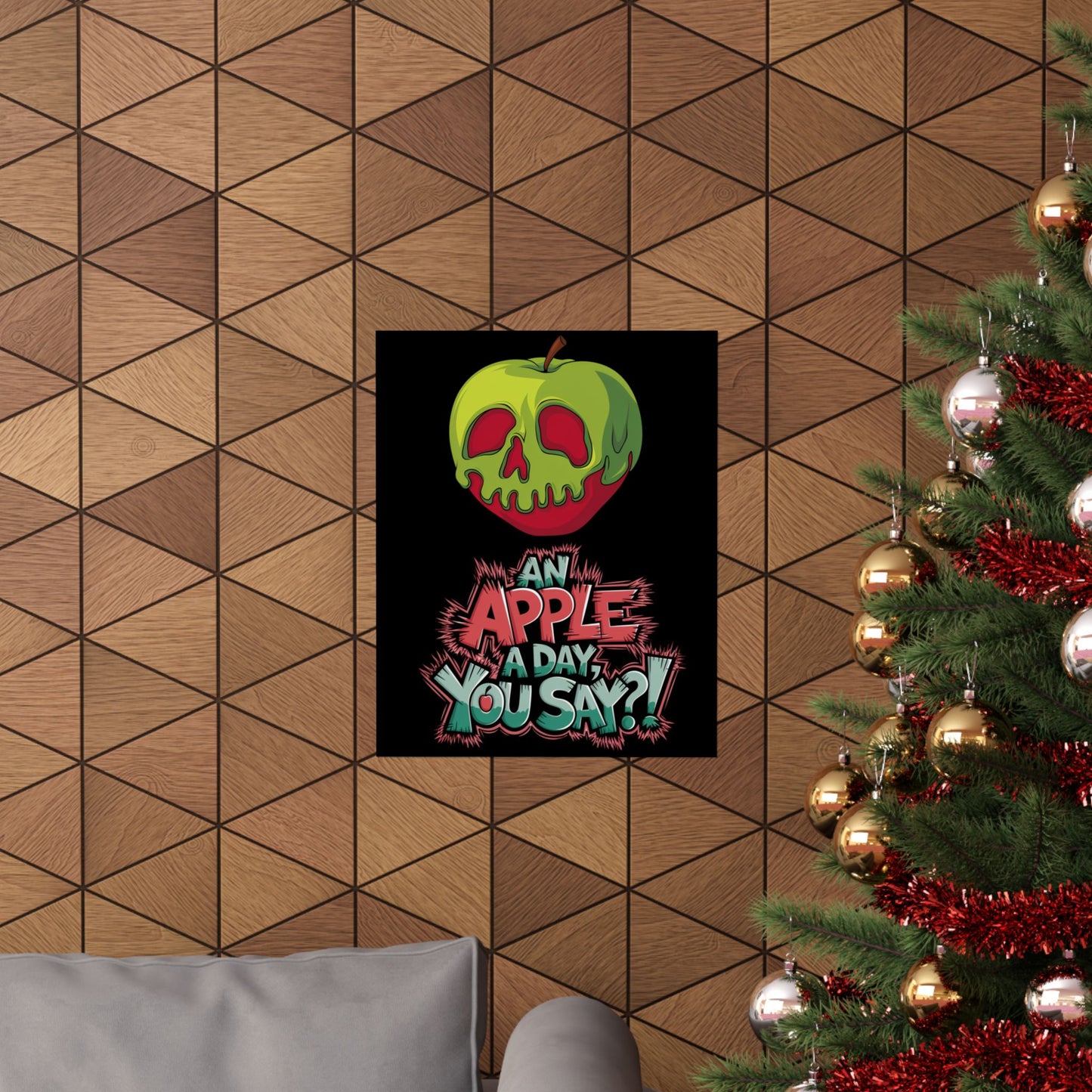 Vertical Poster - Poison Apple 'An Apple a Day You Say'