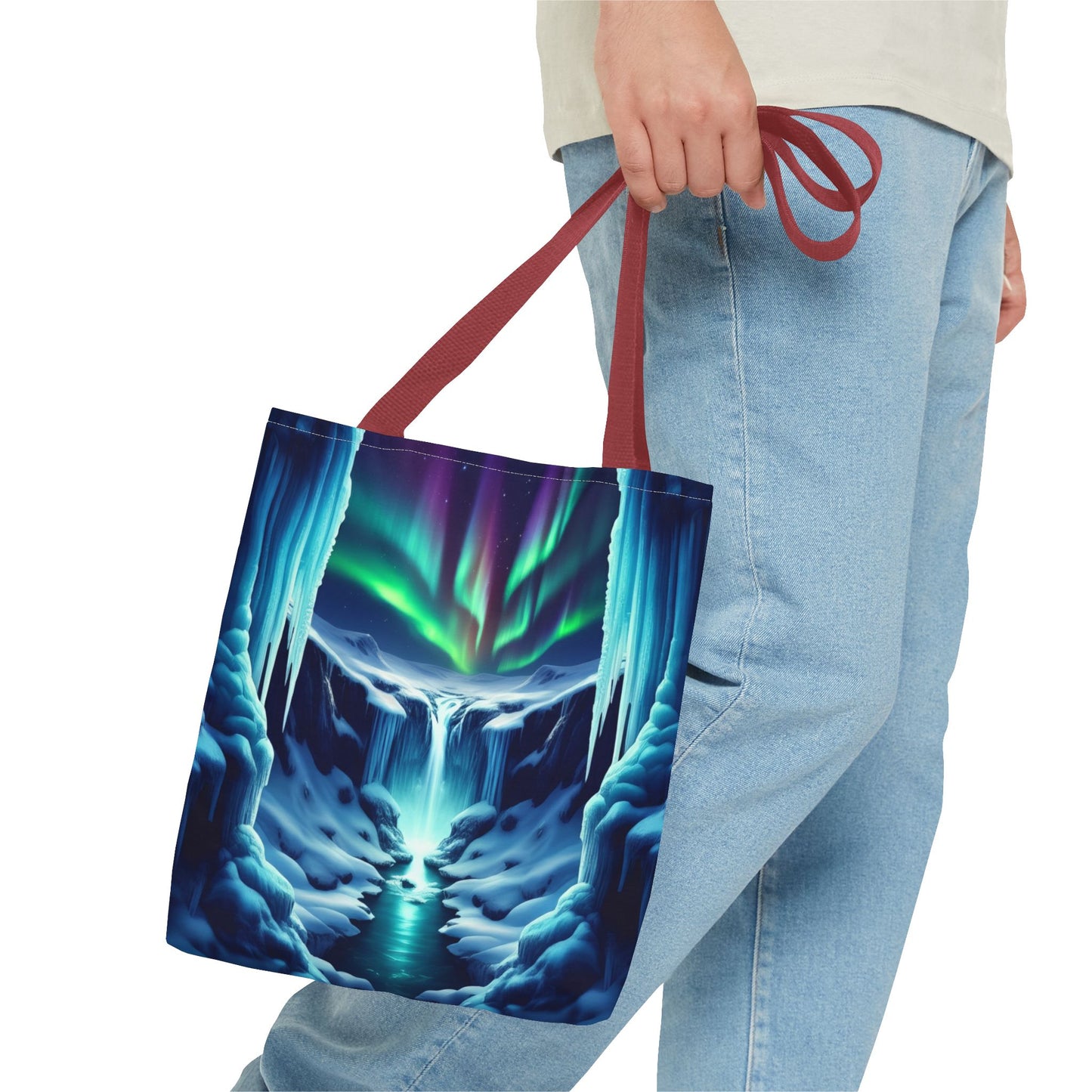 Icy Landscape Tote Bag