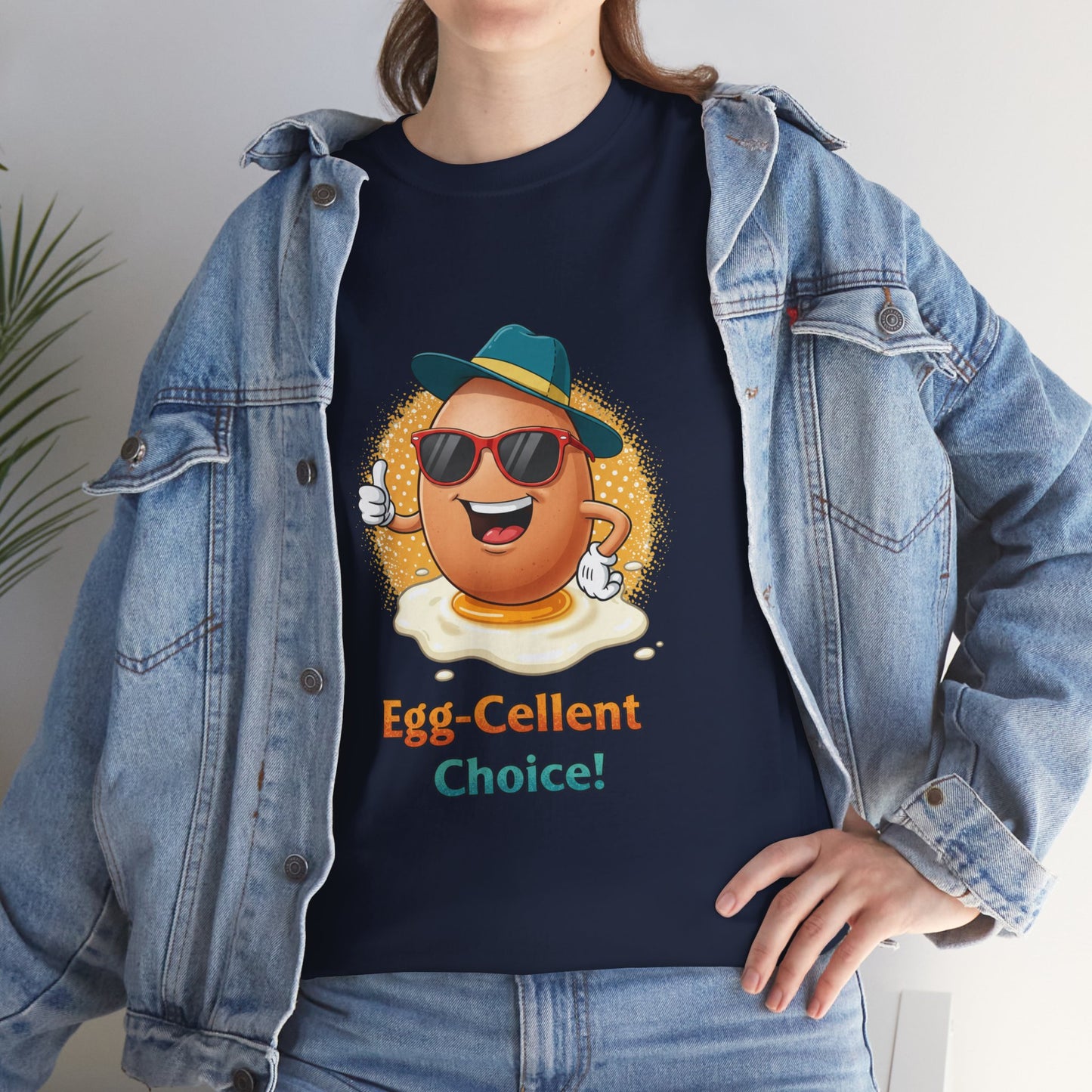 Funny Egg Shirt | Egg-Cellent Choice T-Shirt | Pun Food Tee | Breakfast Lover Gift | Cool Cartoon Egg Shirt | Dad Joke Shirt