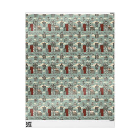 Christmas Wrapping Papers - 'I Present This To You'
