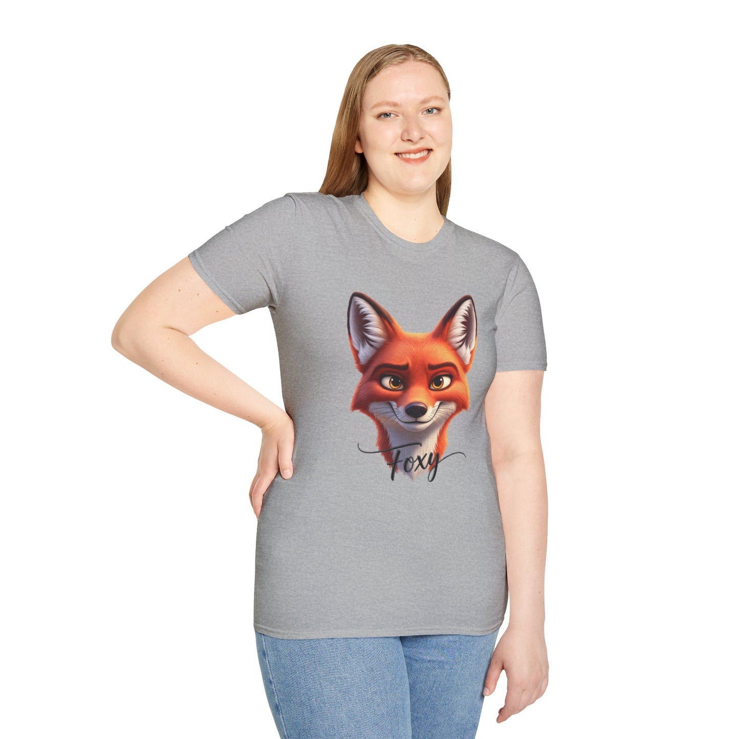 Foxy T-Shirt, Cute Fox Graphic Tee, Animal Lover Shirt, Fun And Confident Top, Playful Pun Gift, Soft Cotton Tee For Everyday Wear