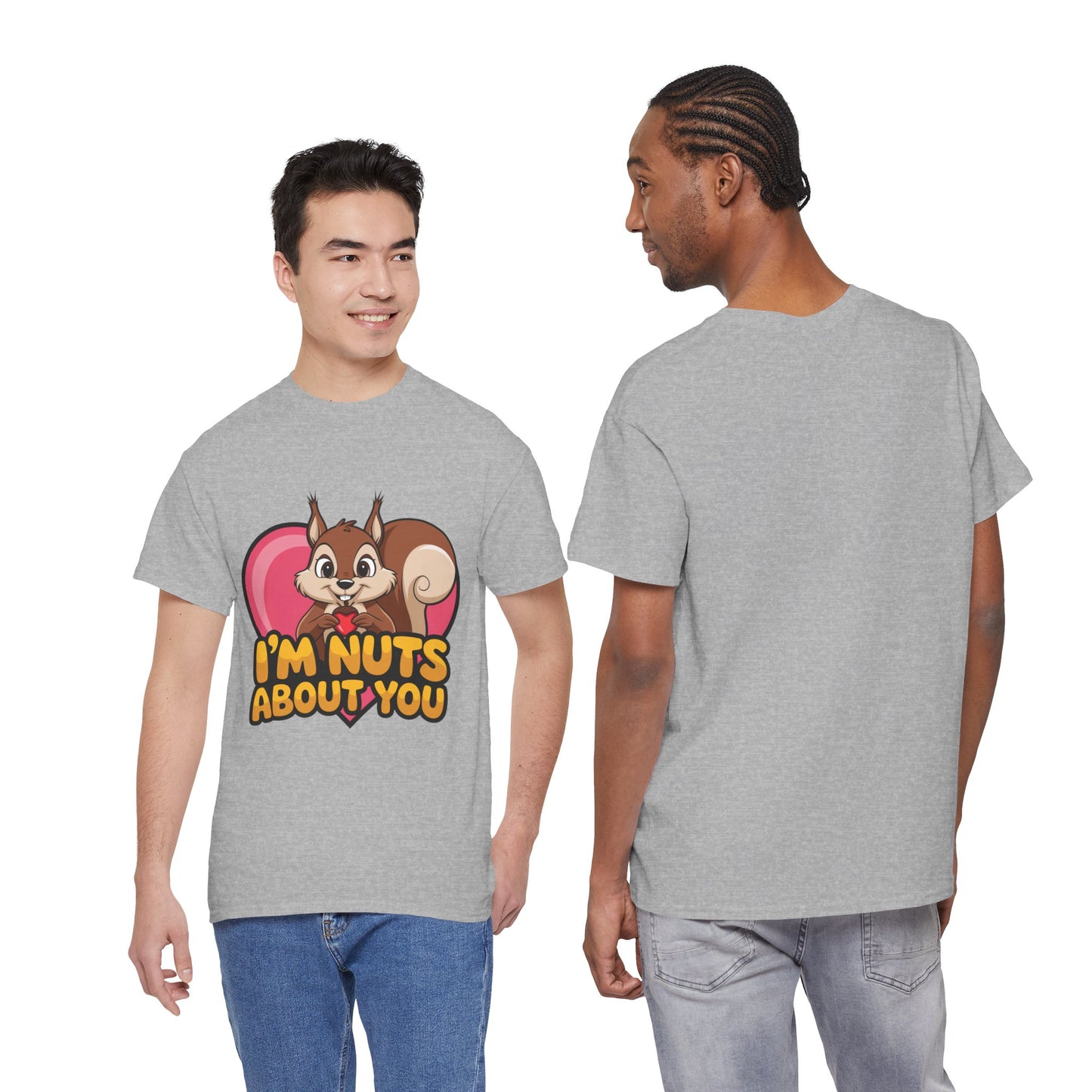 I’m Nuts About You Shirt, Funny Valentine Shirt, Squirrel Love T Shirt, Cute Animal Pun Tee, Valentine Gift For Him Her