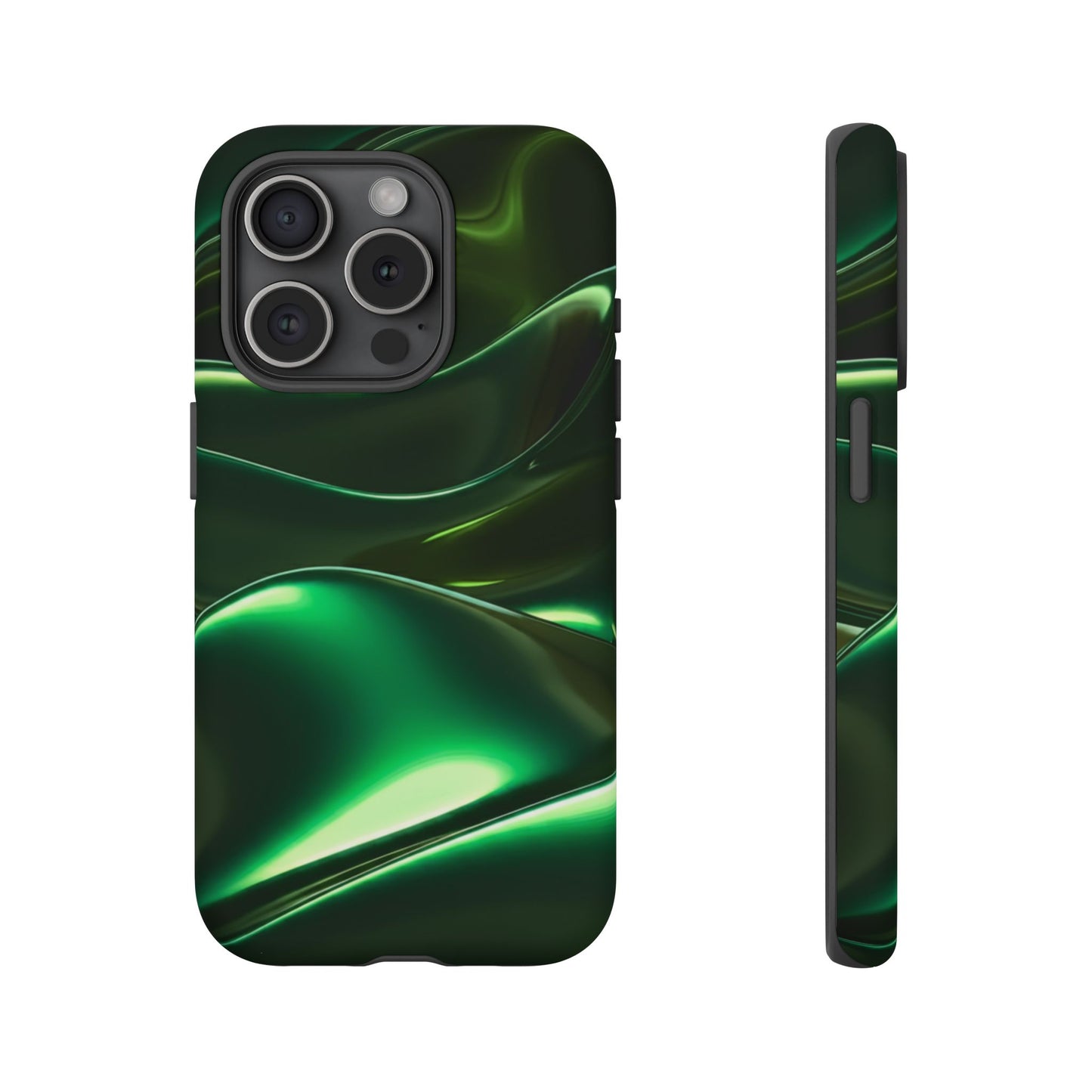iPhone Case - Fluid Metallic Design