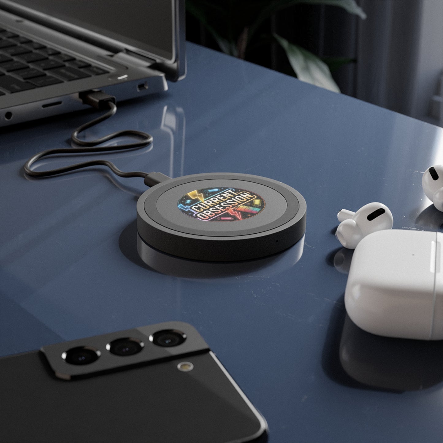 Wireless Charging Pad, Fun Quake Current Obsession Tech Gift, Charger Station