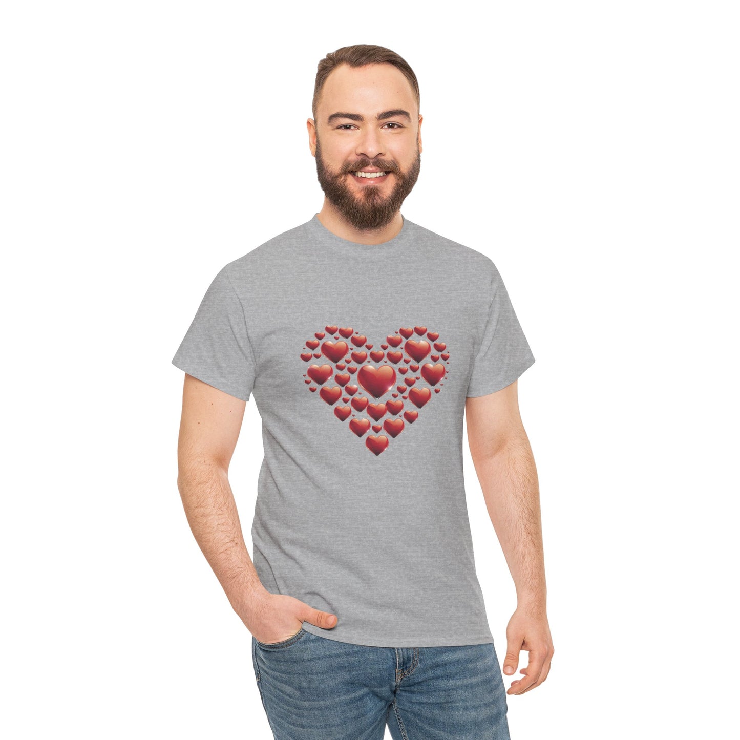 Heart Of Hearts Shirt, Minimal Valentine Shirt, Red Heart Graphic Tee, Love Aesthetic T Shirt, Valentine Gift Shirt