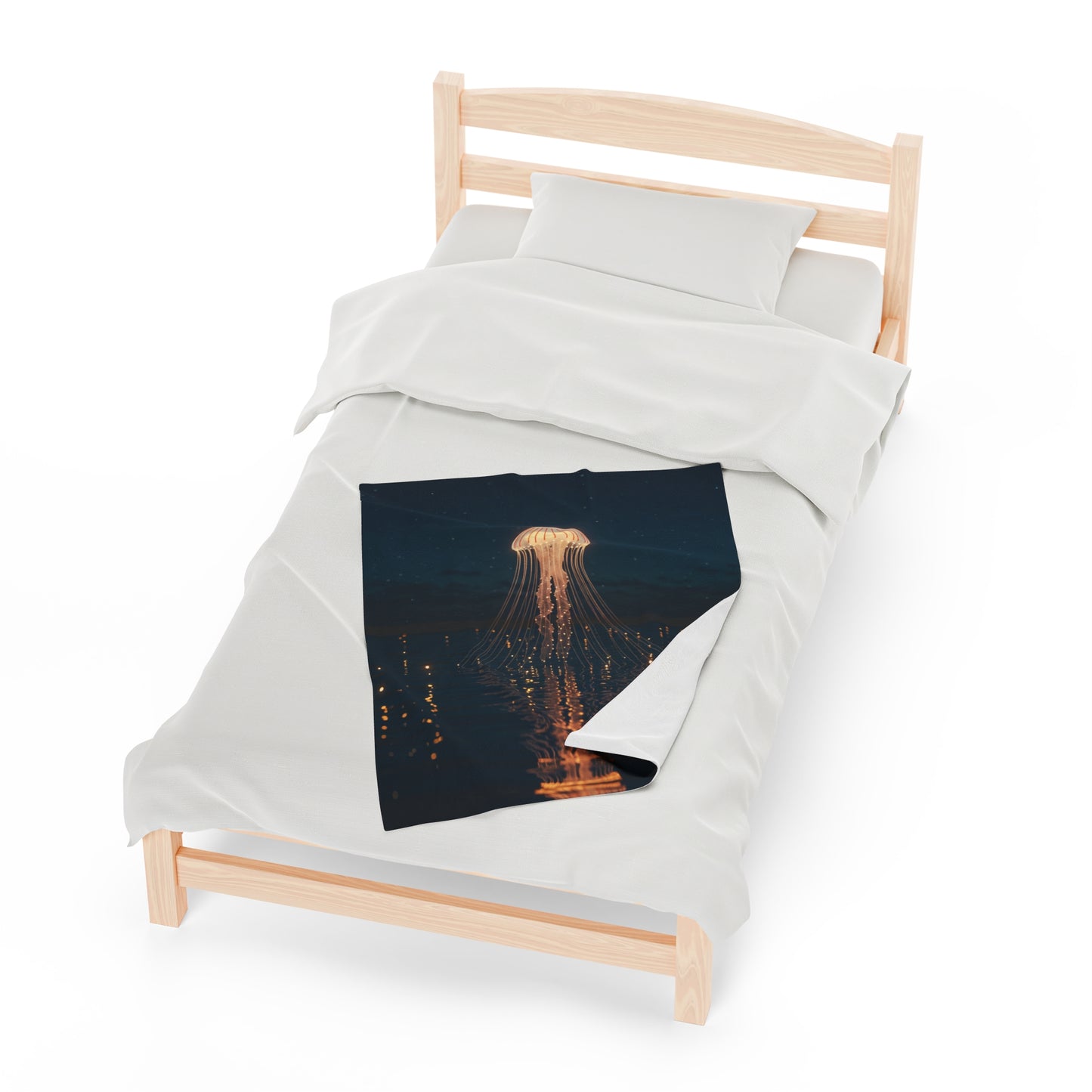 Plush Blanket - Jellyfish Lake Design
