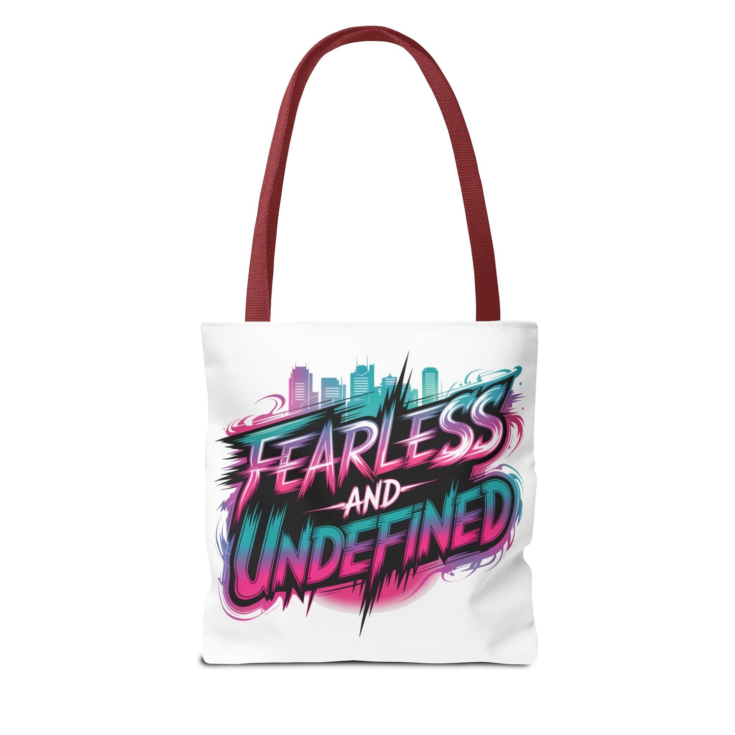 Custom Name Tote Bag | Fearless and Undefined Design | K-Pop Inspired Gift for Fans | Personalized Bold Aesthetic Bag | Trendy Streetwear Tote