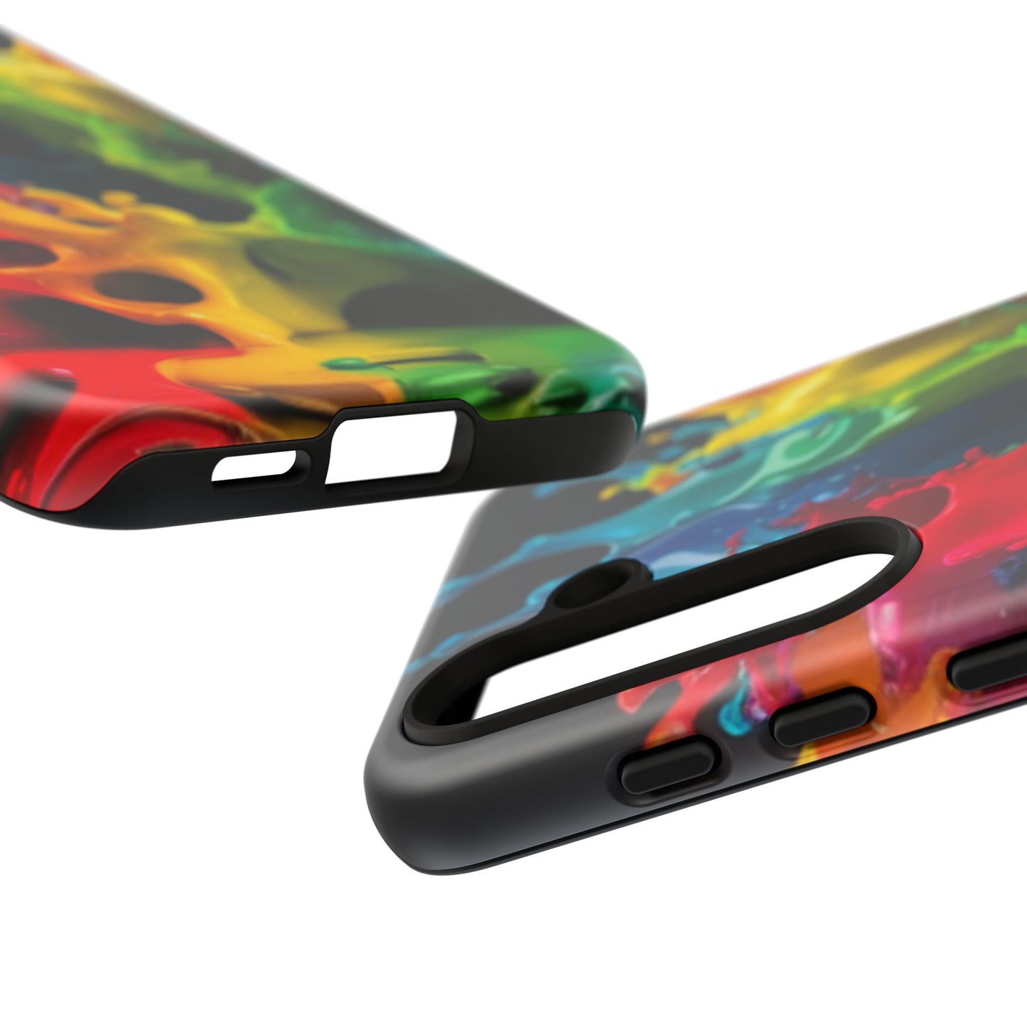 Vibrant Splash Samsung Phone Case - Tough Spectrum Splash Samsung Case
