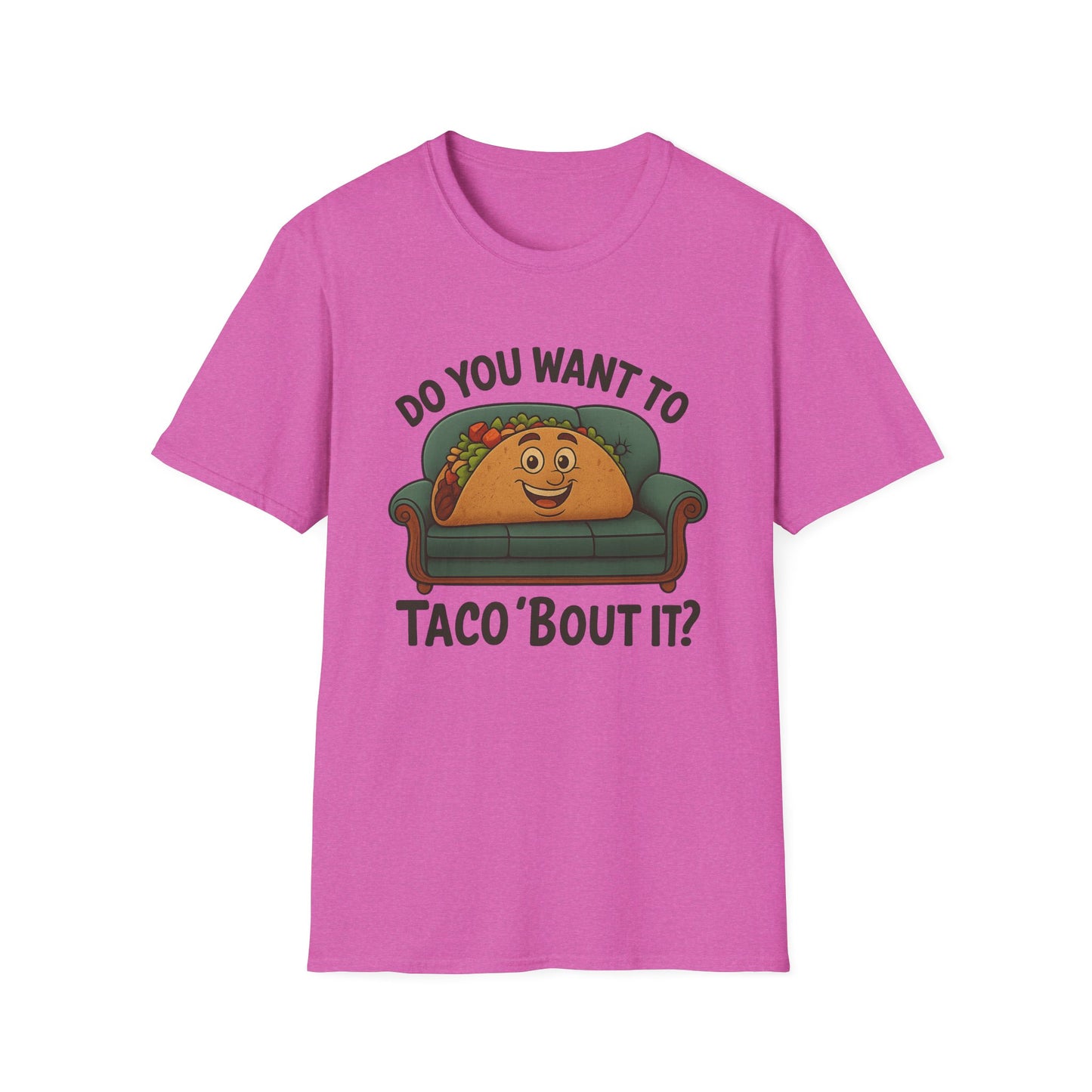 Do You Want to Taco ‘Bout It? Funny Taco Shirt - Cute Foodie Tee - Pun Humor Gift - Food Lover T-Shirt - Cinco de Mayo Outfit