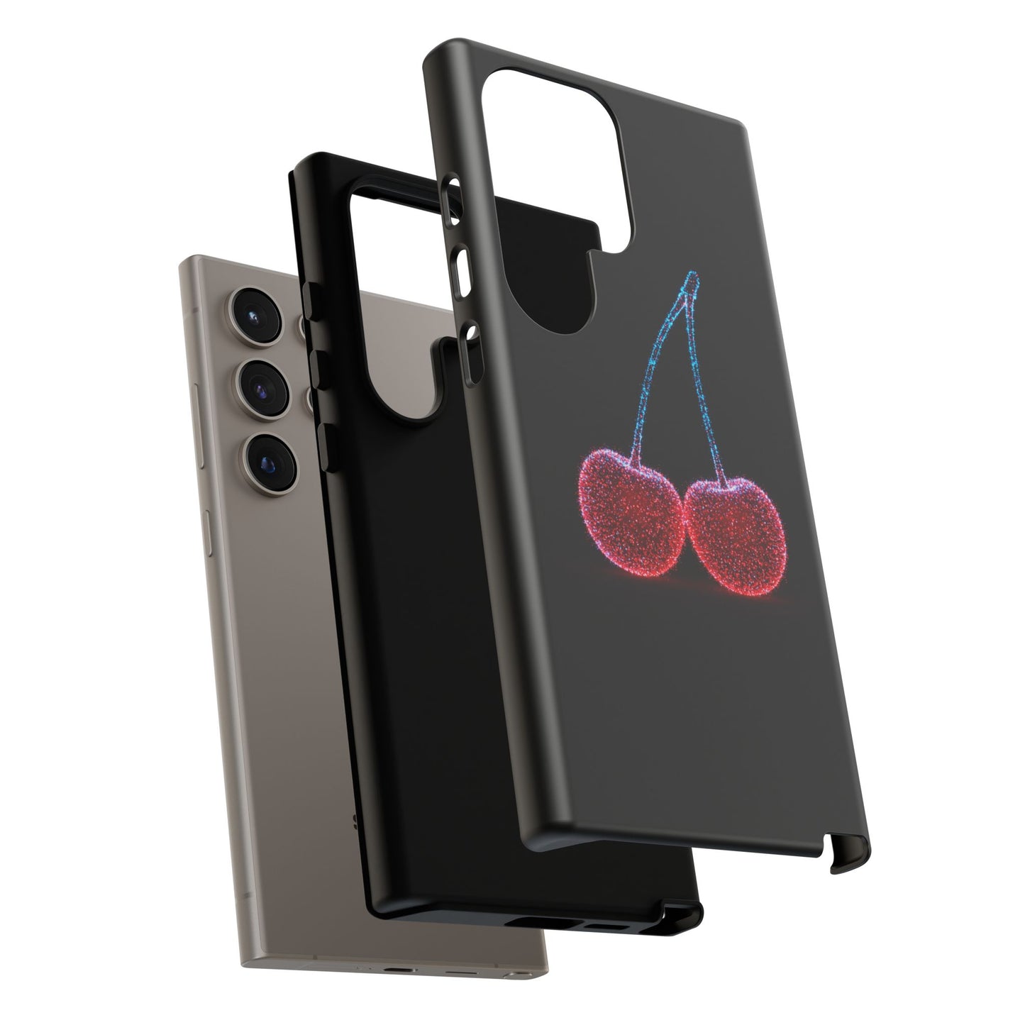 Samsung Phone Case Sparkling Cherries Phone Case Cherry Samsung Case Cherry Phone Case