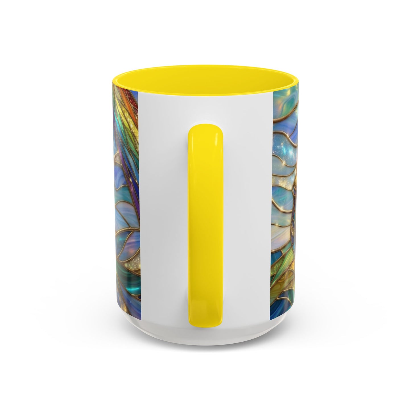 Stained Glass Rainbow Mug, Pot Of Gold Coffee Cup, St Patricks Day Gift, Magical Fantasy Tea Cup, Lucky Irish Leprechaun, Colorful Art