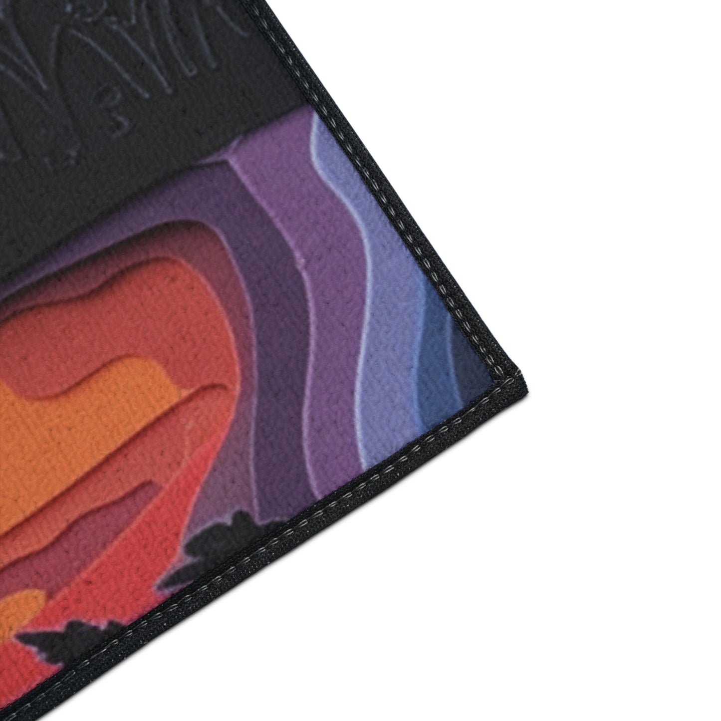 Floor Mat - Paper Art Sunset design