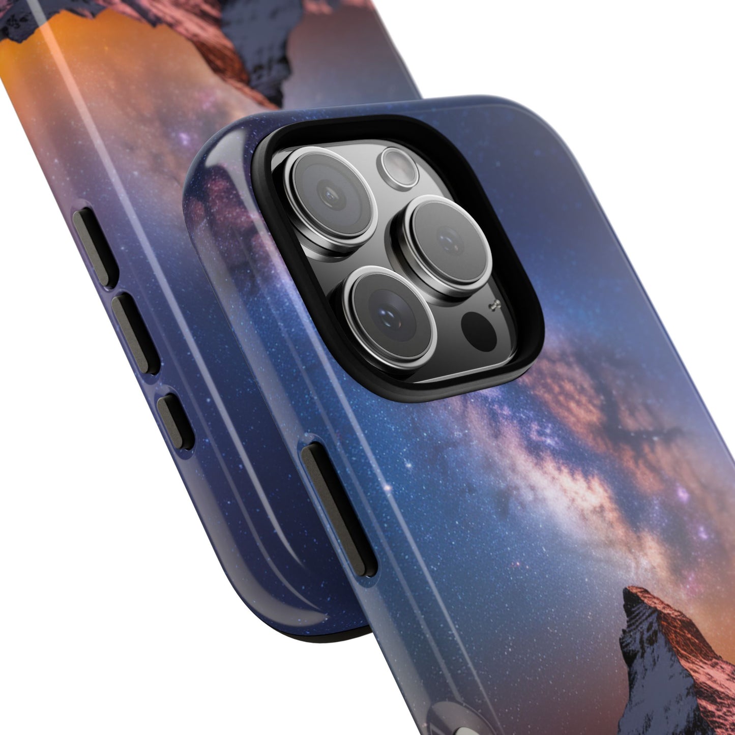 iPhone Case Mountain Top and Milky Way Nature Phone Case Unique Gift