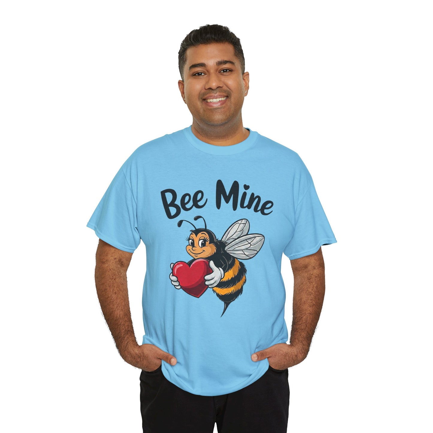 Bee Mine Shirt, Cute Valentine Shirt, Bee Love T Shirt, Funny Valentine Pun Tee, Heart Bee Graphic Shirt, Valentine Gift