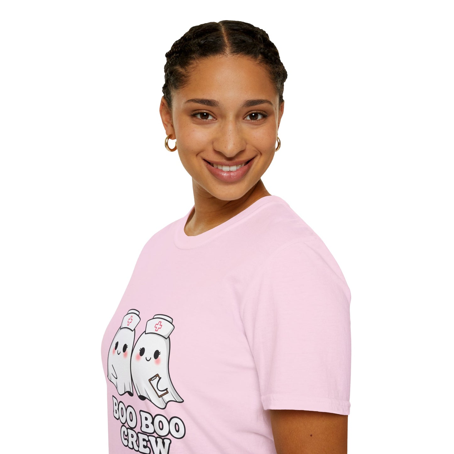 Boo Boo Crew Nurse Ghost Funny T-Shirt | Cute Medical Ghost Tee | EMT Nurse Gift | Halloween Medical Humor | Staff Crew Tee Shirt