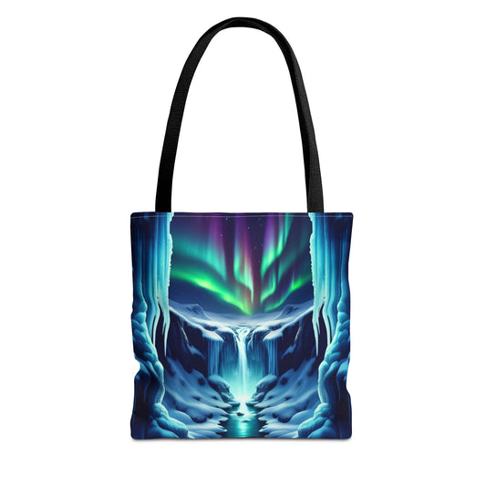 Icy Landscape Tote Bag