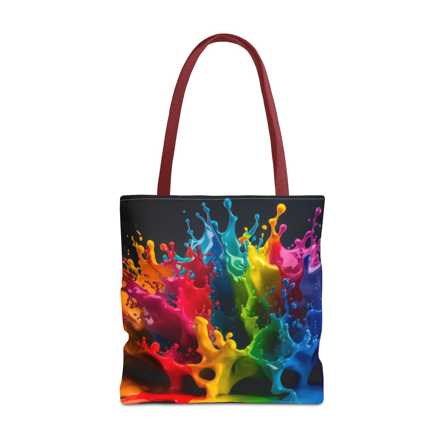 Colorful Splash Tote Bag - Vibrant Art for Every Occasion