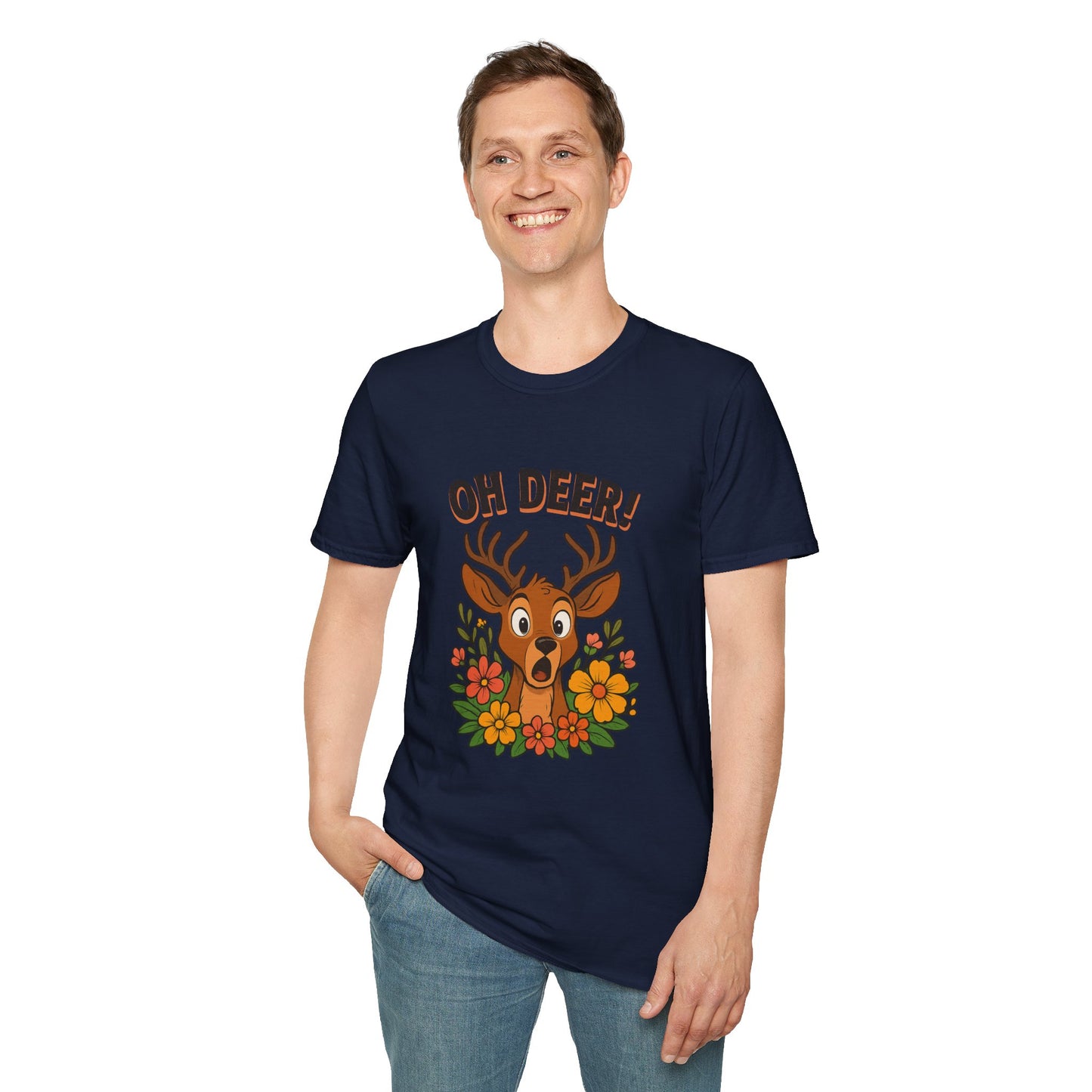 Oh Deer T-Shirt Animal Apparel Wildlife shirt Deer Tee Gift for Animal Lovers