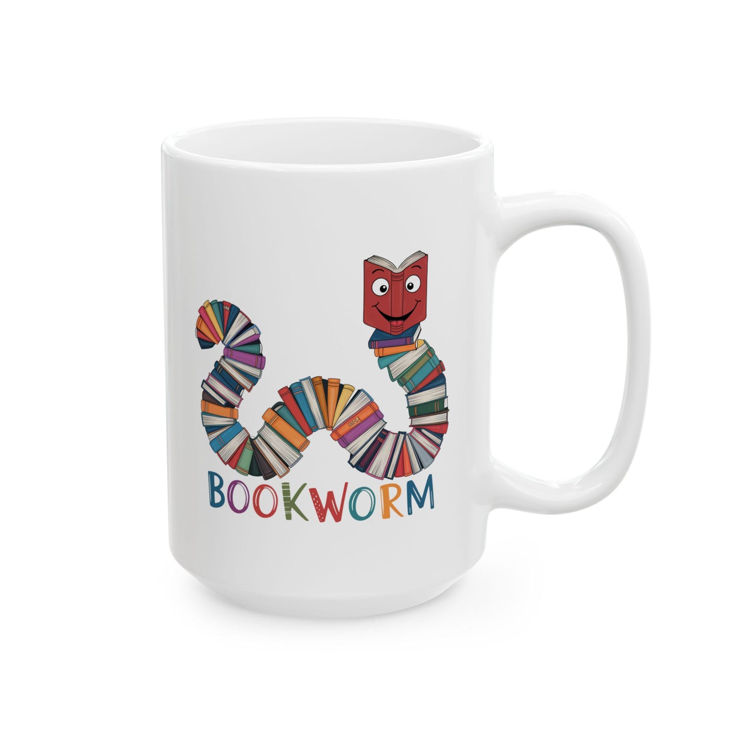 Bookworm Ceramic Mug