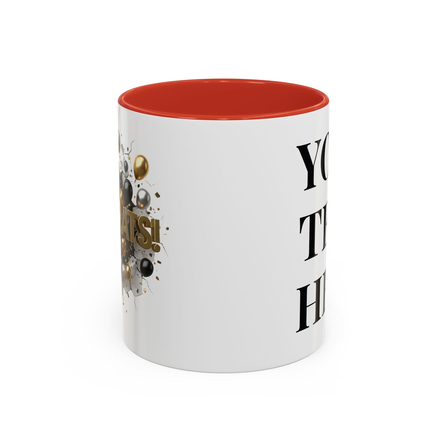 Personalized Congrats Mug, Custom Graduation Gift, Promotion Coffee Cup, New Dad Present, Teacher Appreciation Gift, Custom Name Cups