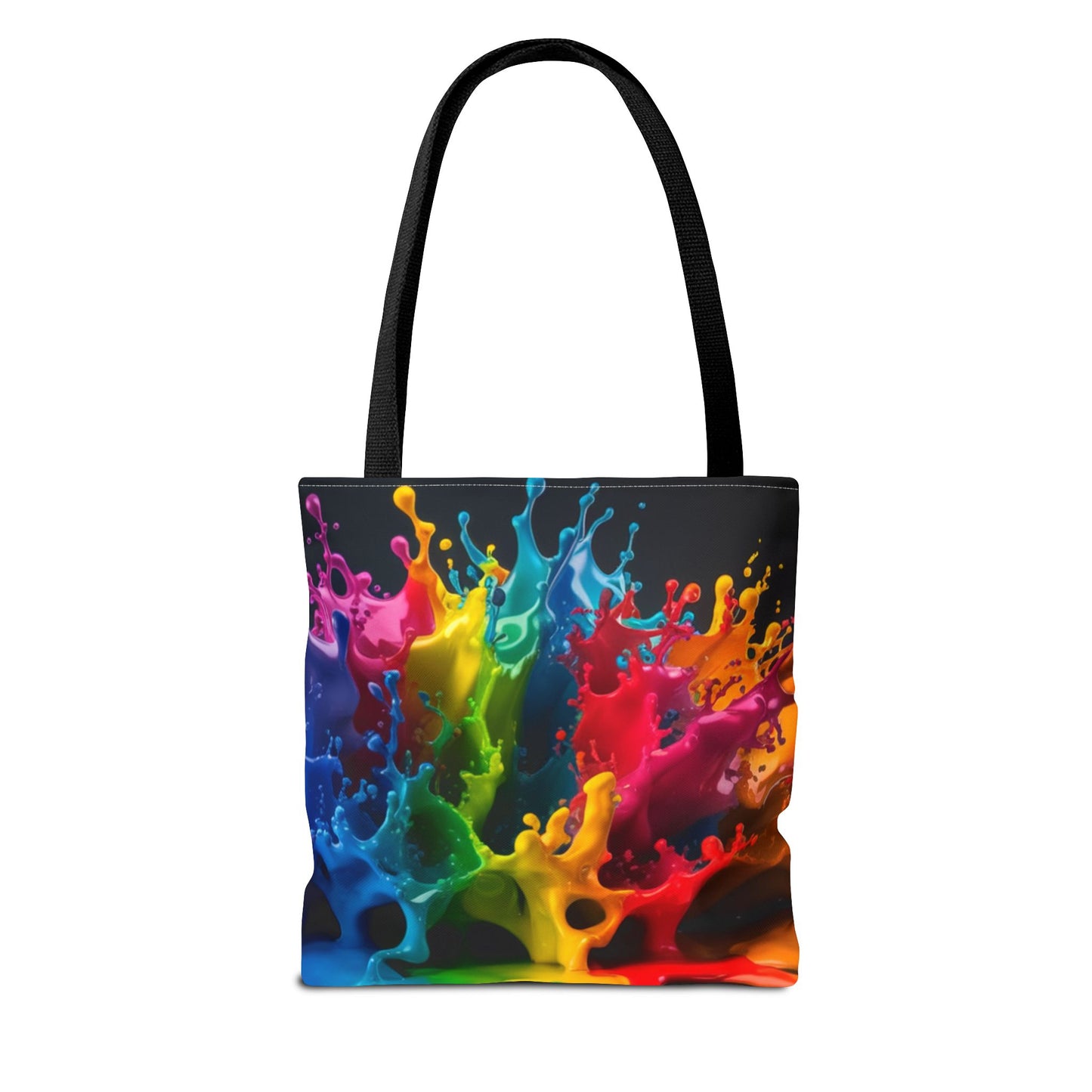 Colorful Splash Tote Bag - Vibrant Art for Every Occasion