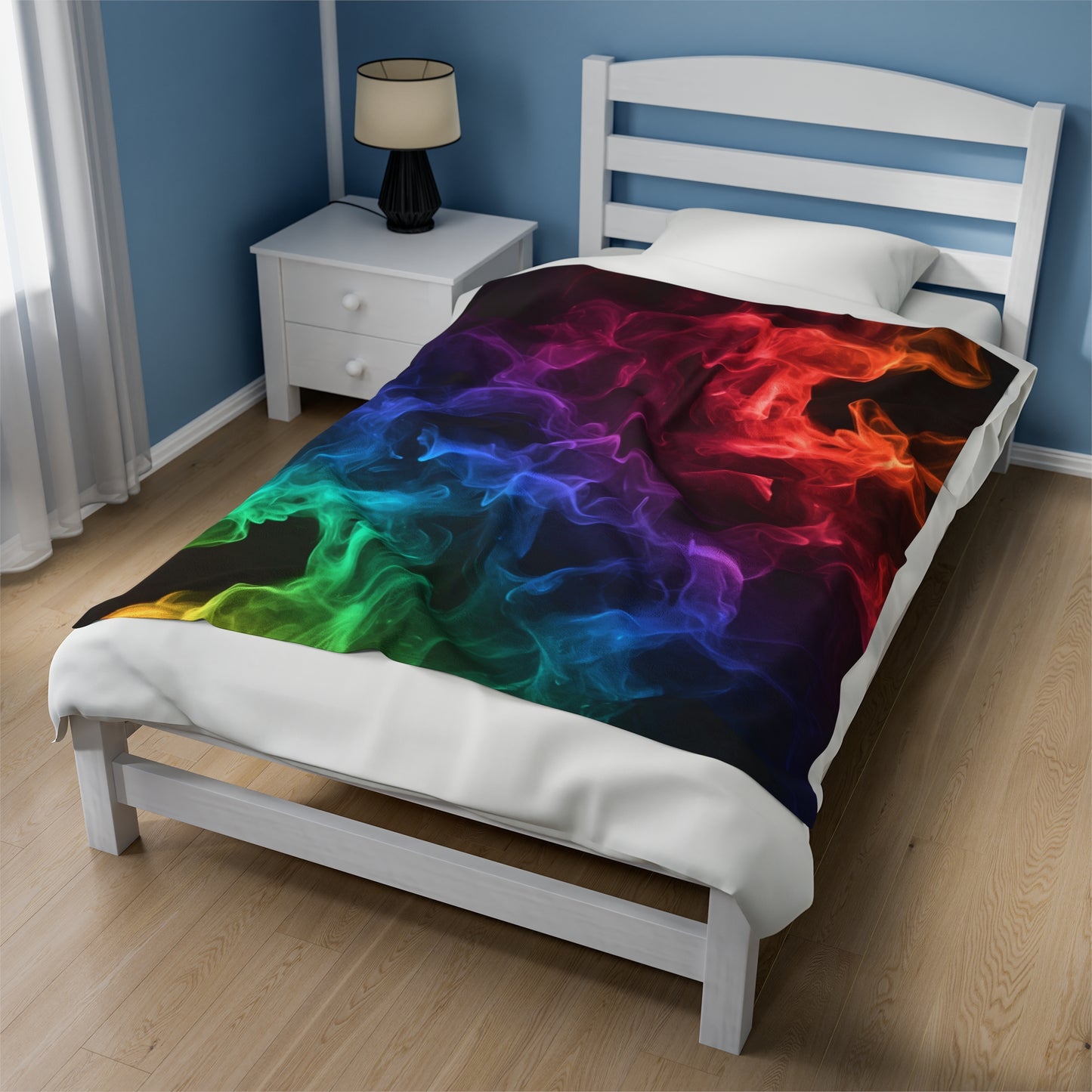 Color Smoke Clash Blanket