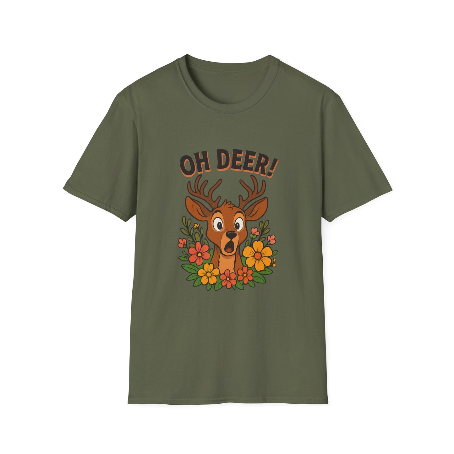Oh Deer T-Shirt Animal Apparel Wildlife shirt Deer Tee Gift for Animal Lovers