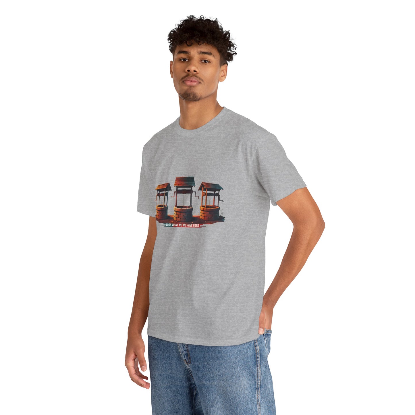 Funny “Well Well Well” T-Shirt • Pun Graphic Tee with Wishing Wells • Retro Vintage Humor Shirt • Gift for Pun Lovers & Joke Fans