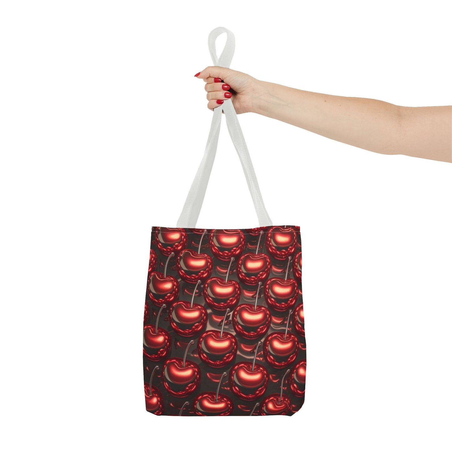 Cherry Tile Tote Bag