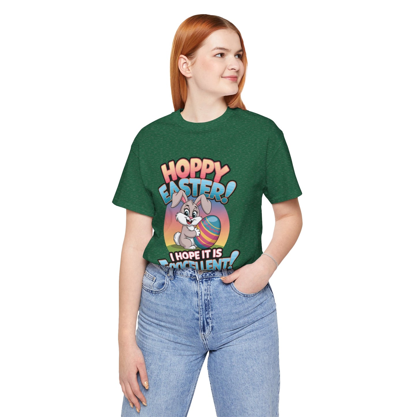 Happy Easter Unisex Tee Easter Shirt Easter Bunny T Shirt Easter Apparel Easter Bunny Outfit
