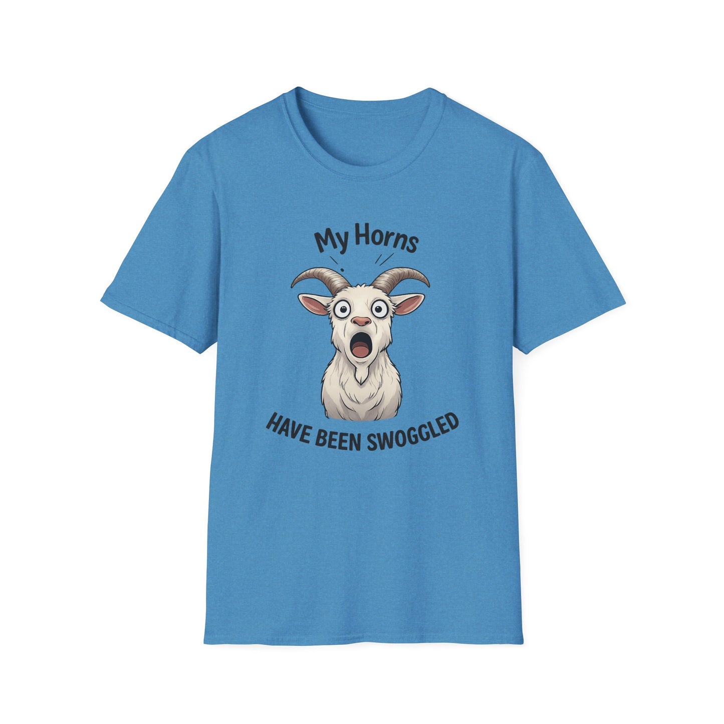 Funny Goat Shirt, Hornswoggled Shirt, My Horns Have Been Swoggled, Goat Pun T Shirt, Animal Humor Tee, Silly Wordplay Shirt