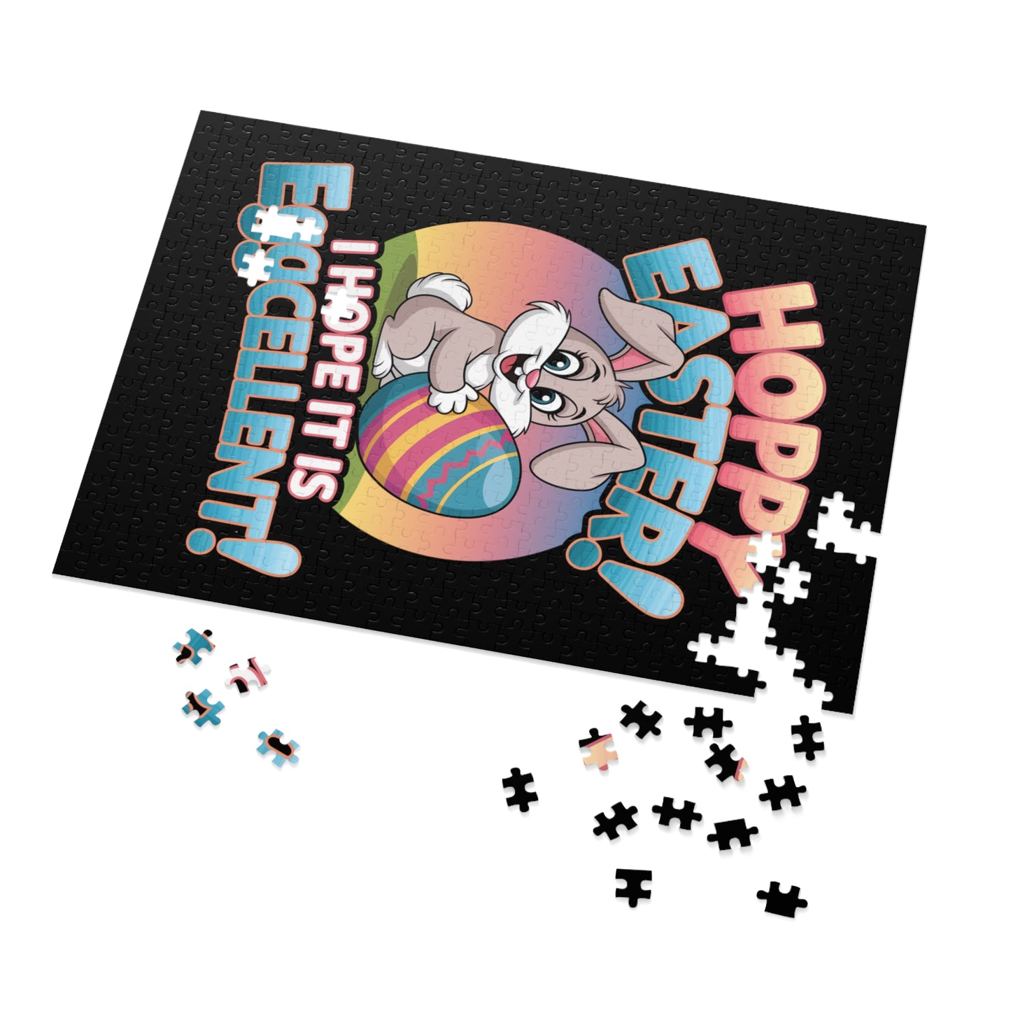 Easter Bunny Jigsaw Puzzle Easter Puzzle Easter Bunny Game Easter Jigsaw
