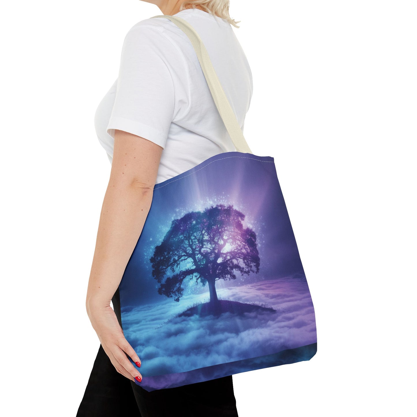 Tree Clouds Tote Bag