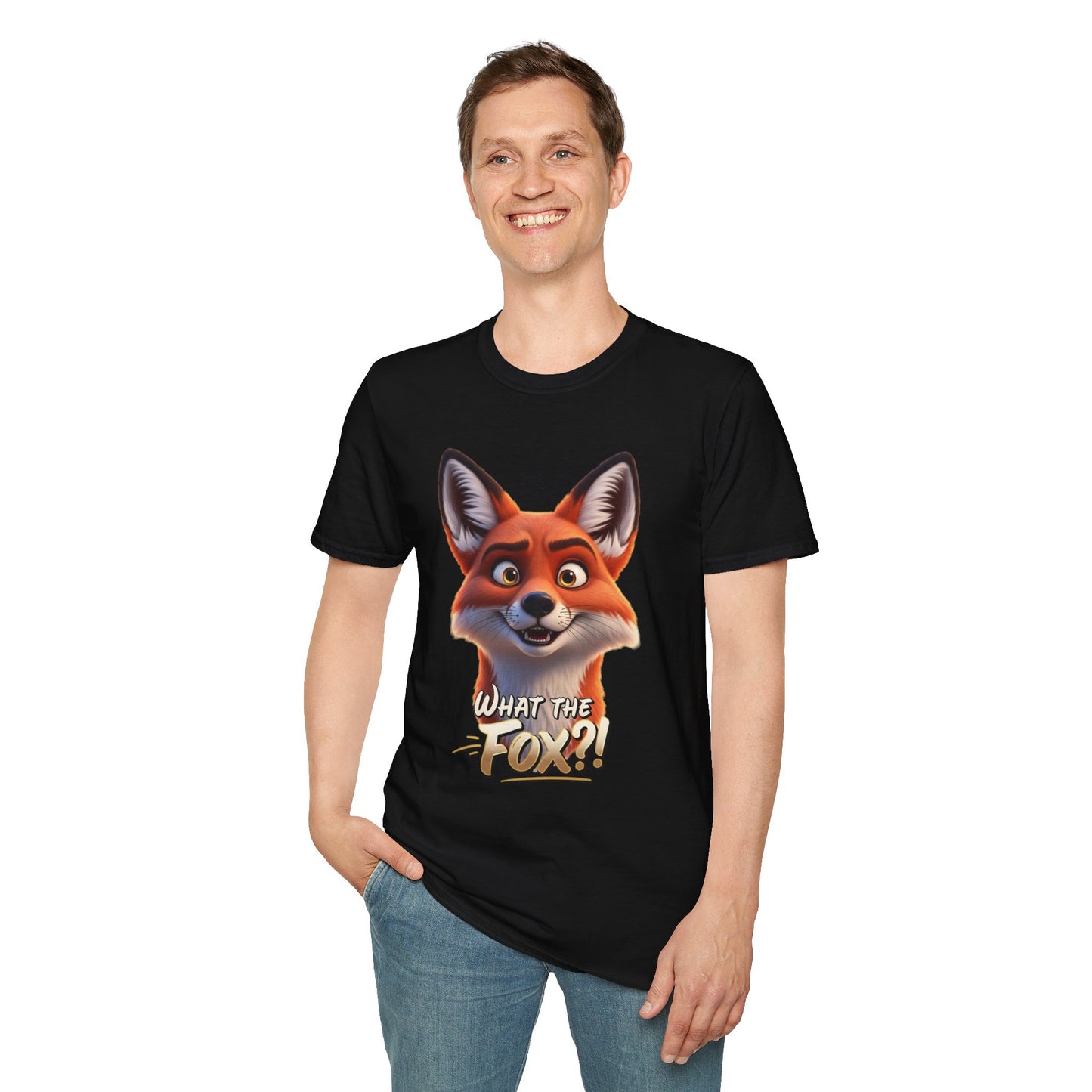 What The Fox T-Shirt, Funny Fox Graphic Tee, Animal Lover Shirt, Cute Pun Gift, Woodland Animal Top, Fun Casual Shirt For Men And Women