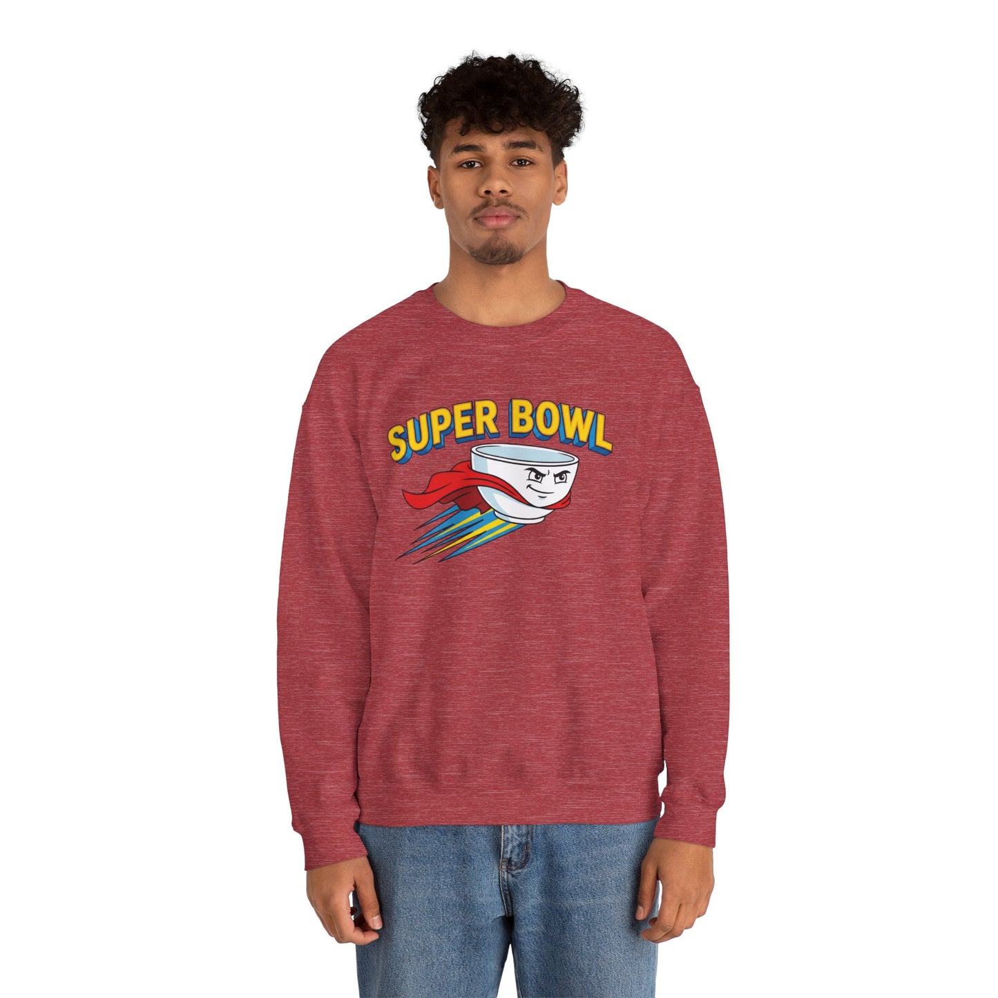Super Bowl Sweatshirt, Funny Super Bowl Shirt, Football Party Sweatshirt, Game Day Crewneck, Bowl Pun Sweatshirt, Unisex Graphic Crew
