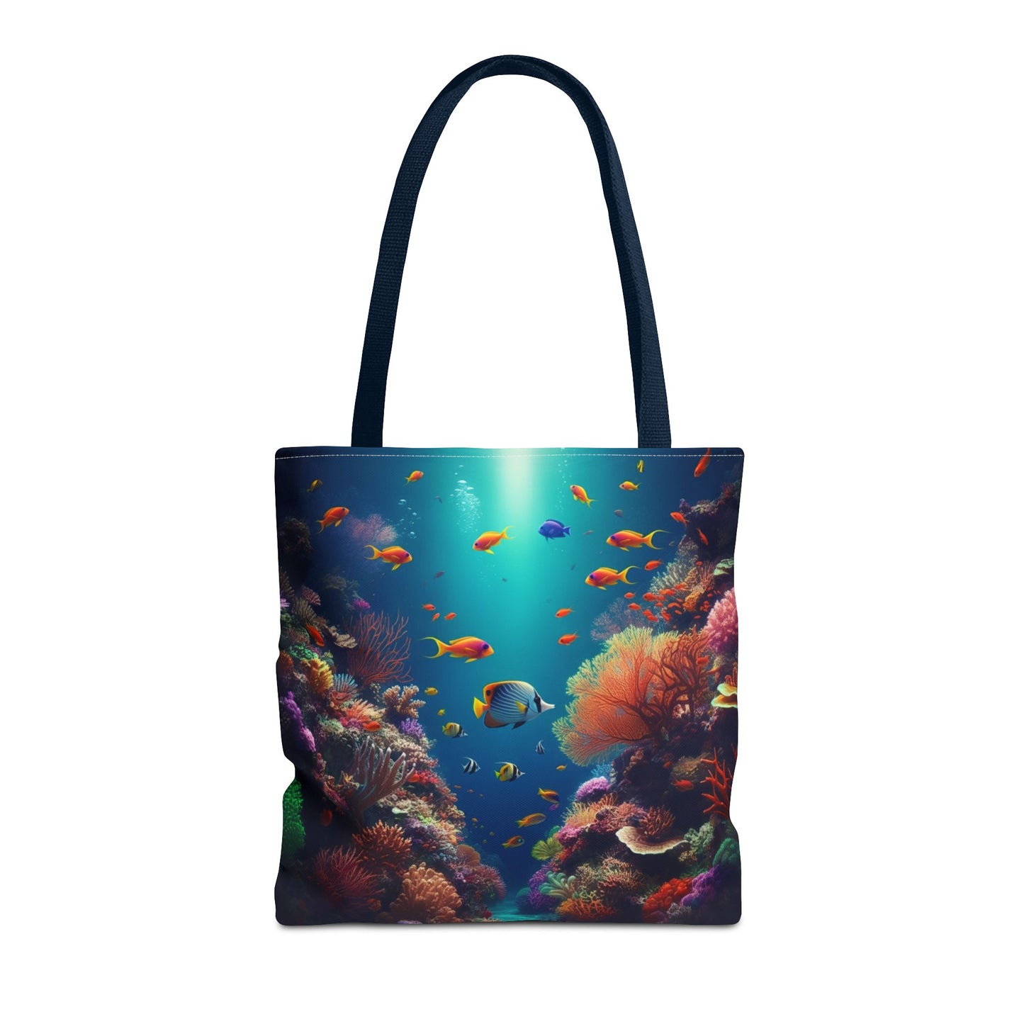 Coral Reef Illustrated Tote Bag